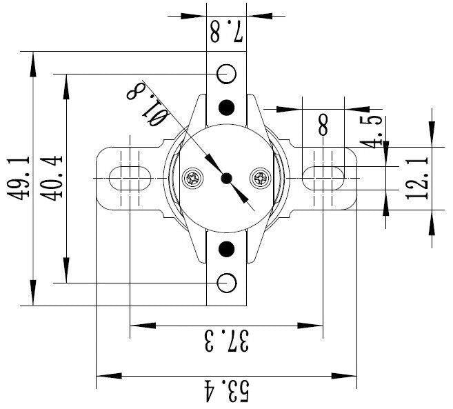KSD305 55C 40A 250V Thermostat to Suit SpaNet Heaters XS-RH3000