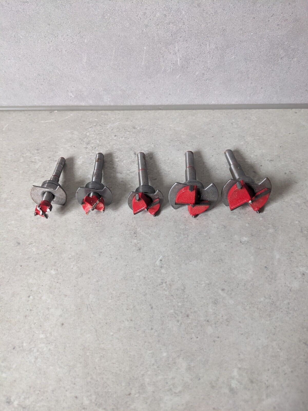5Pcs Forstner Drill Bit Set Adjustable Wood Auger Cutter