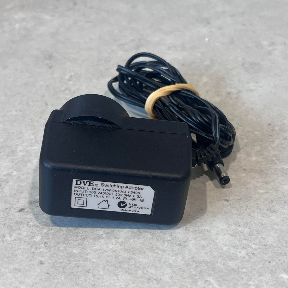 DVE Power Supply 5.4VDC 1.2A 5.5mmx2.1mm