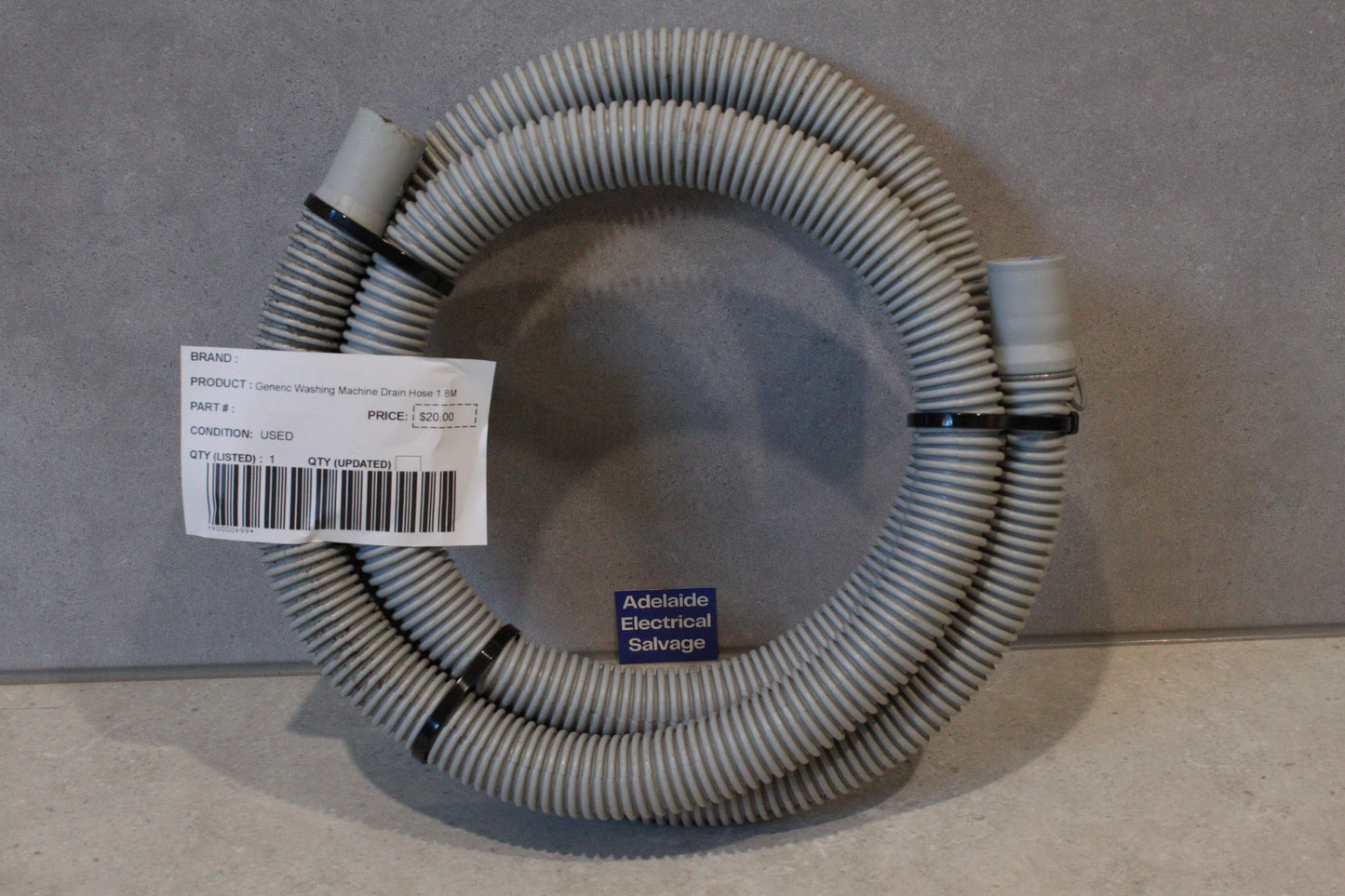 Generic Washing Machine Drain Hose 1.8M