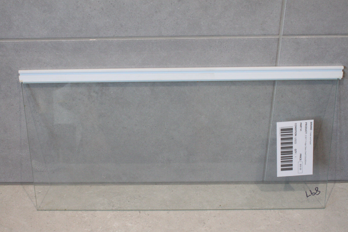 Fisher and Paykel E381T Fridge Glass Shelf 530x260mm