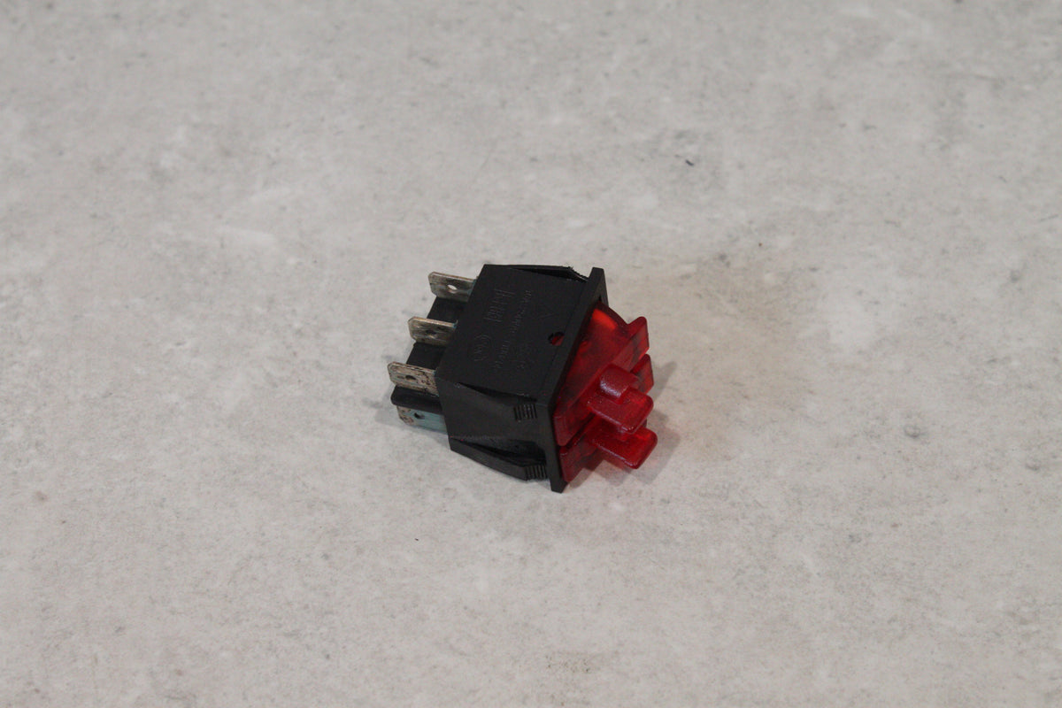 SOKEN RK1-22 16A/250VAC 6Pin Double Button Rocker Switch Red Light