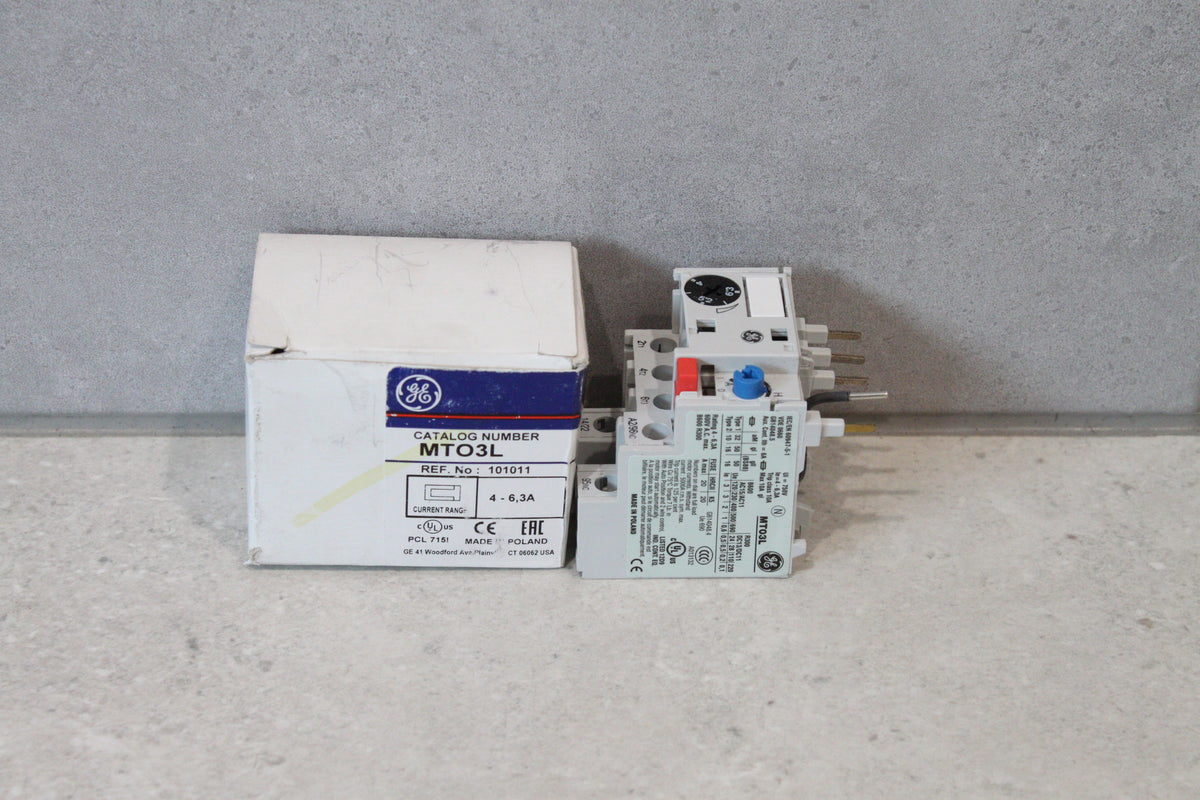 GE MT03L OVERLOAD RELAY 4-6.3A