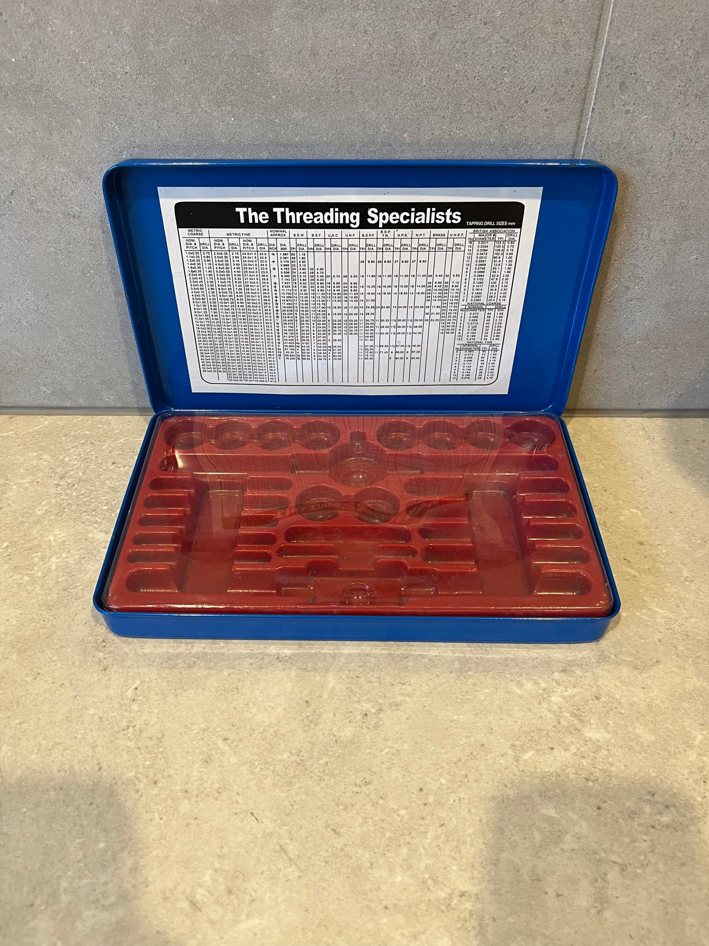 KINCROME Tap and Die Set - CASE ONLY