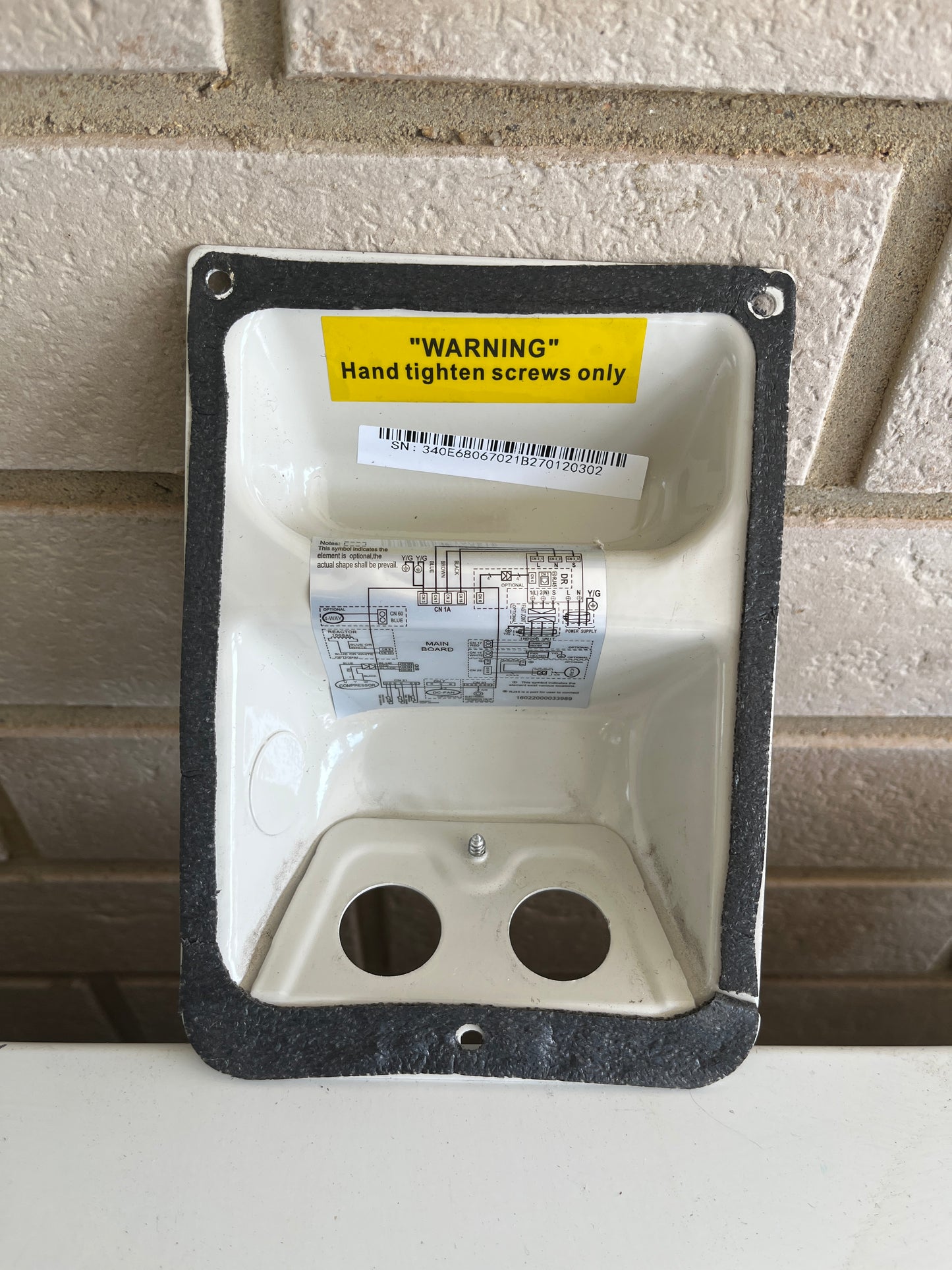 Outdoor Unit Electrical Cover to suit ACTRON AIR WRC-026CS