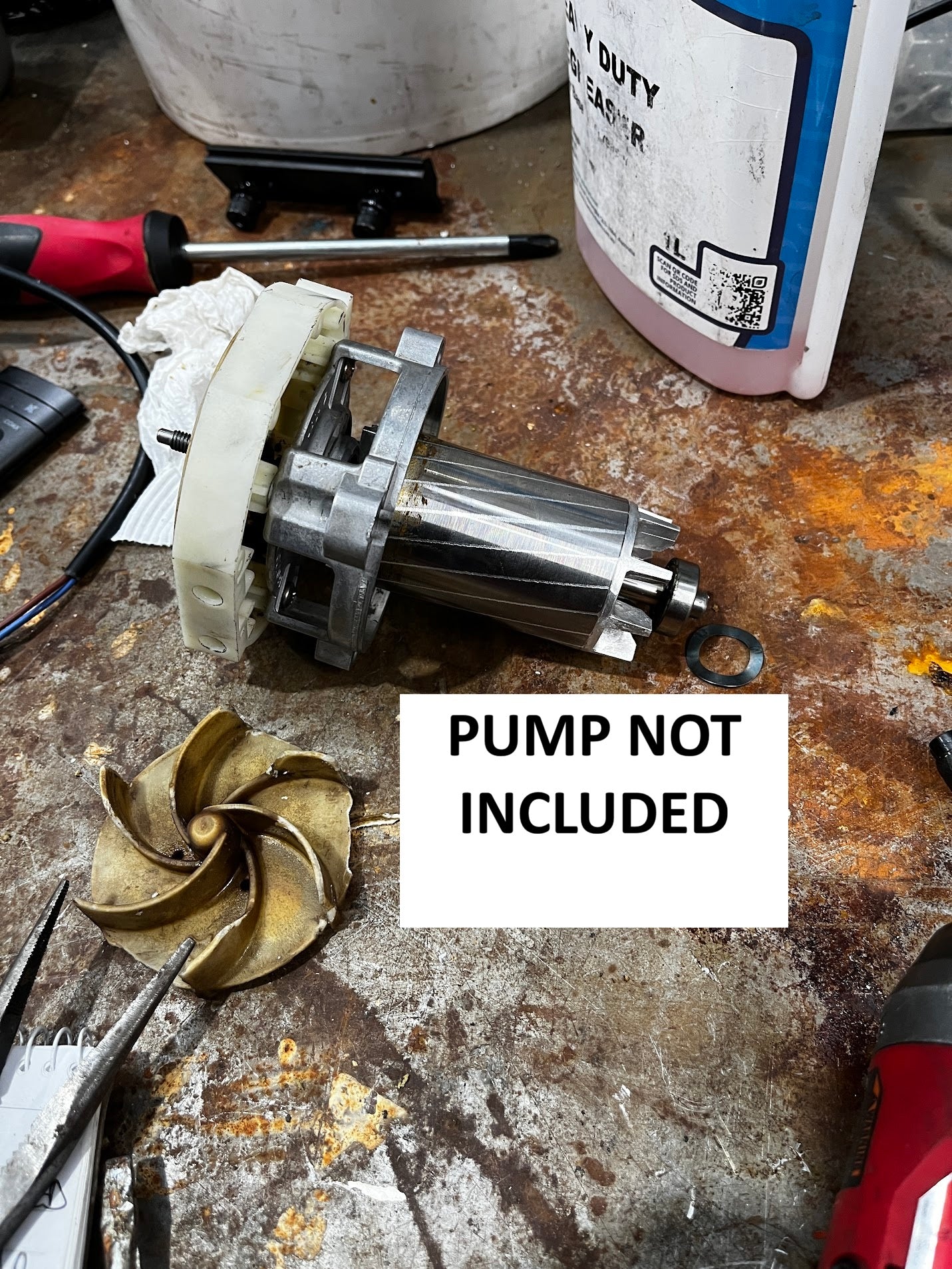 Impeller 74 mm for Meiko Dishwasher Rinse Booster Pump 9523267 9643336