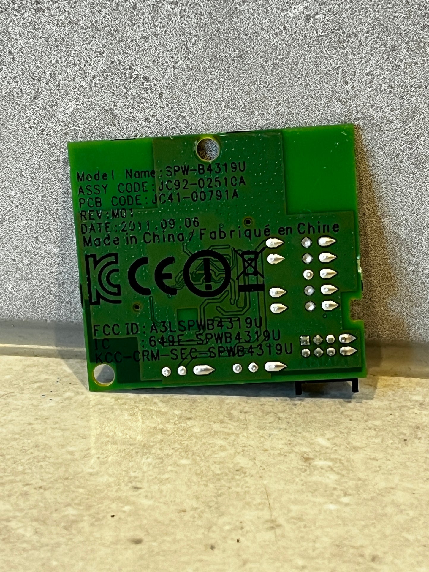 JC92-02510A SAMSUNG WLAN WIFI Board Wireless Card