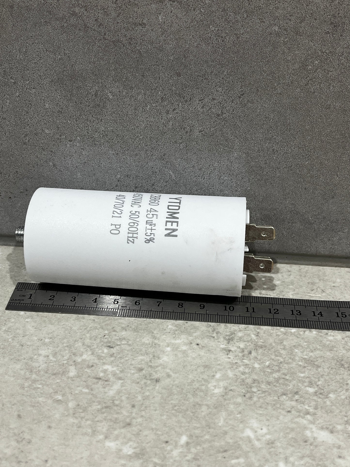 45µF, 450V AC Start/Run Capacitor (CBB60) Suit Motor Pump Spa, Pool , Fan M8 Screw
