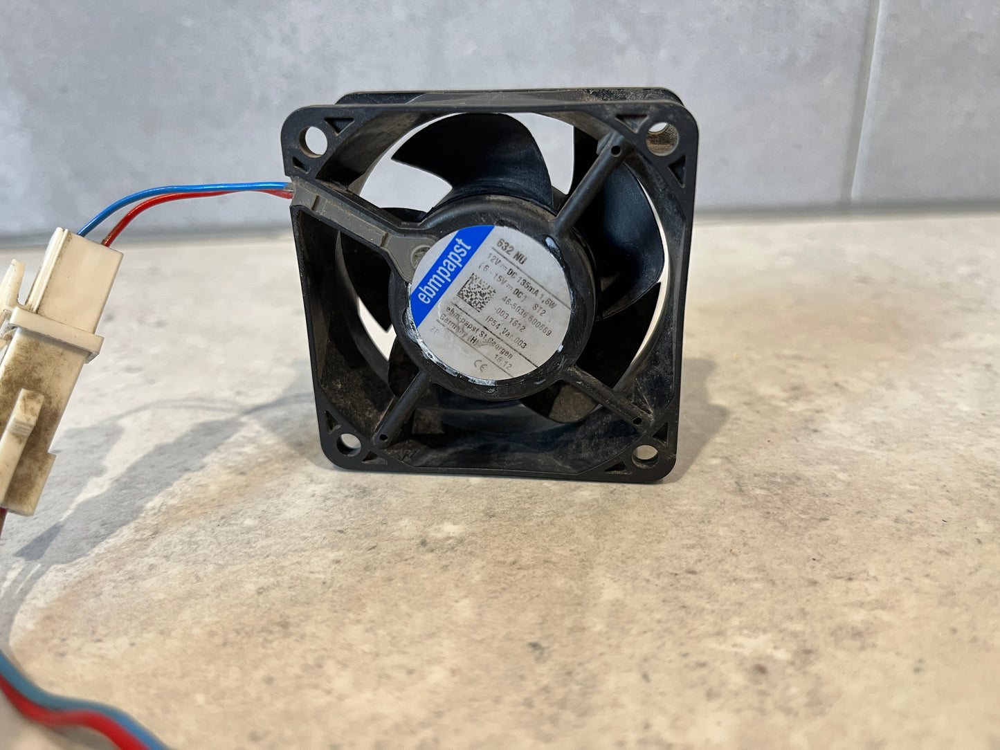 Ebm Papst DC 12V Fan 632NU - Suit SMA SB5000TL-21