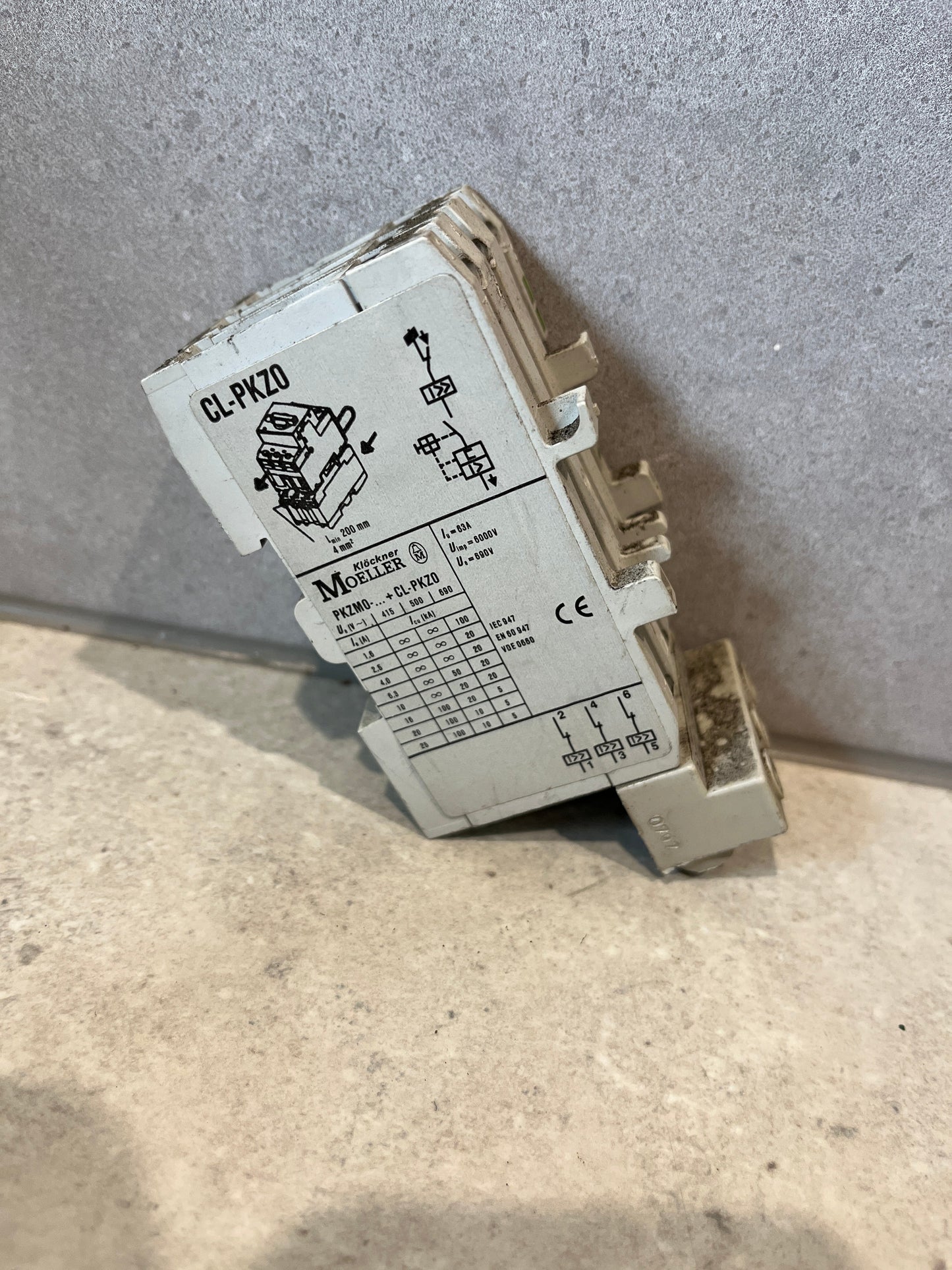 Eaton / Moeller CL-PKZ0 Current limiter, 3p, 63A, 400/690VAC, PKZ series (NNB)