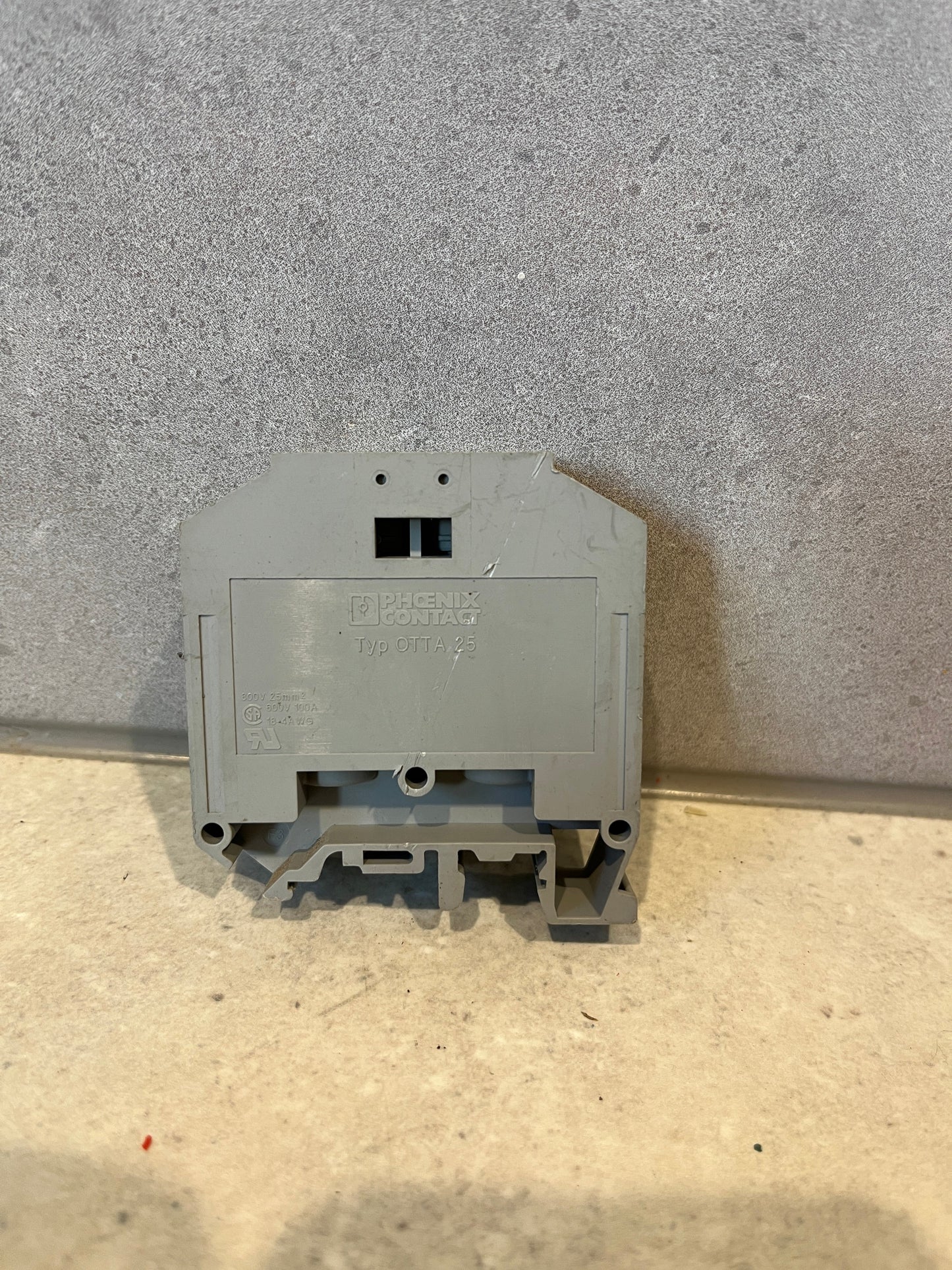 Phoenix Contact OTTA 25-M6 Terminal Block 0790491 Single Phase Gray