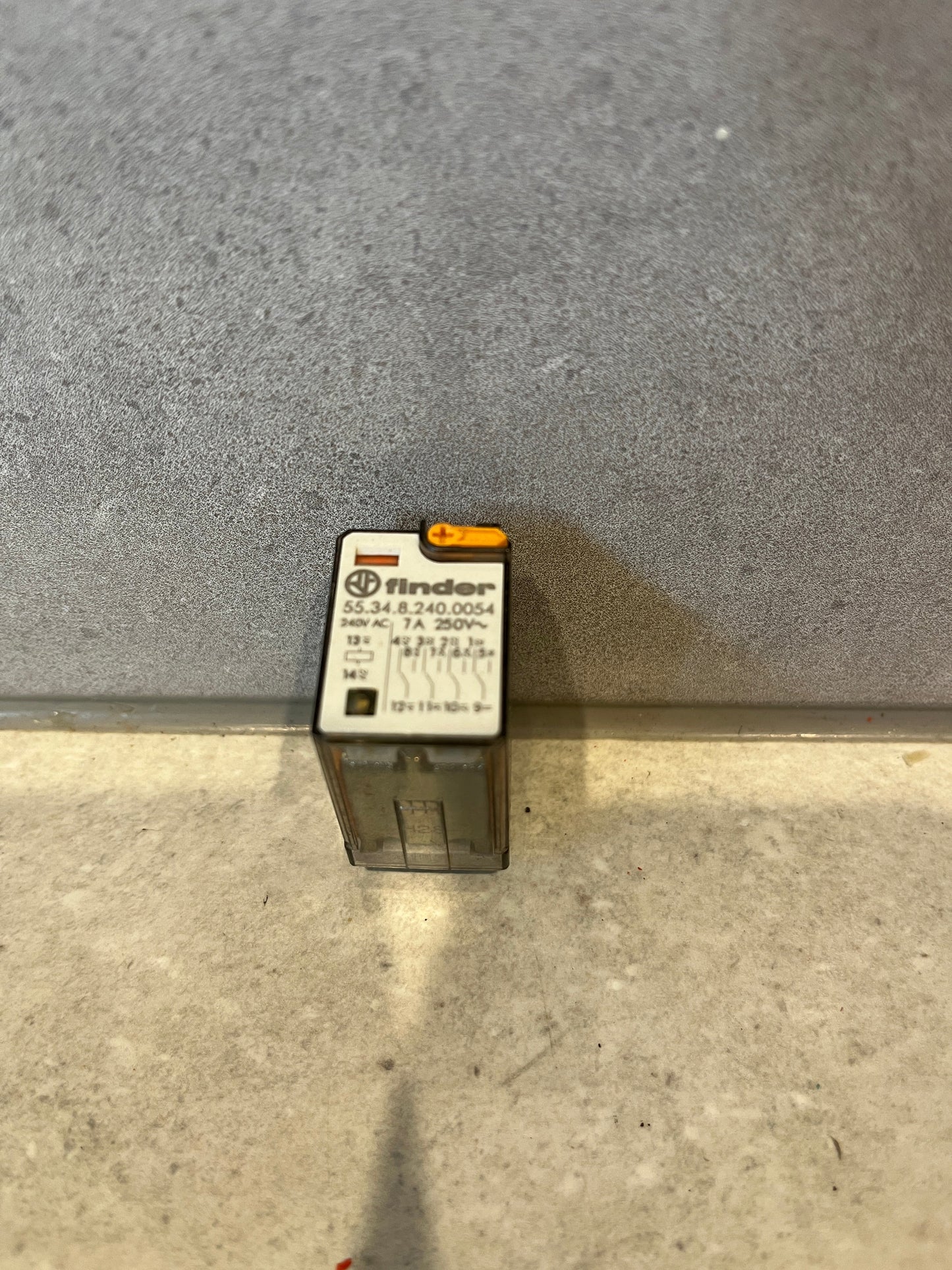 FINDER 55.34.8.240.0054 Relay 240VAC Four pole Double throw. 7A
