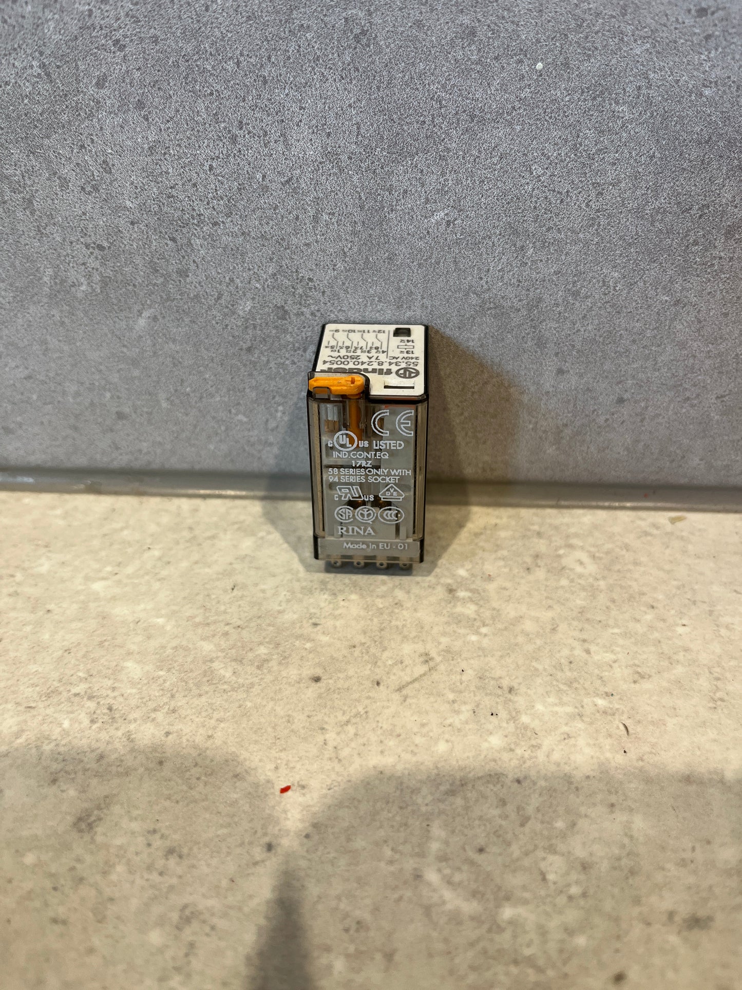 FINDER 55.34.8.240.0054 Relay 240VAC Four pole Double throw. 7A