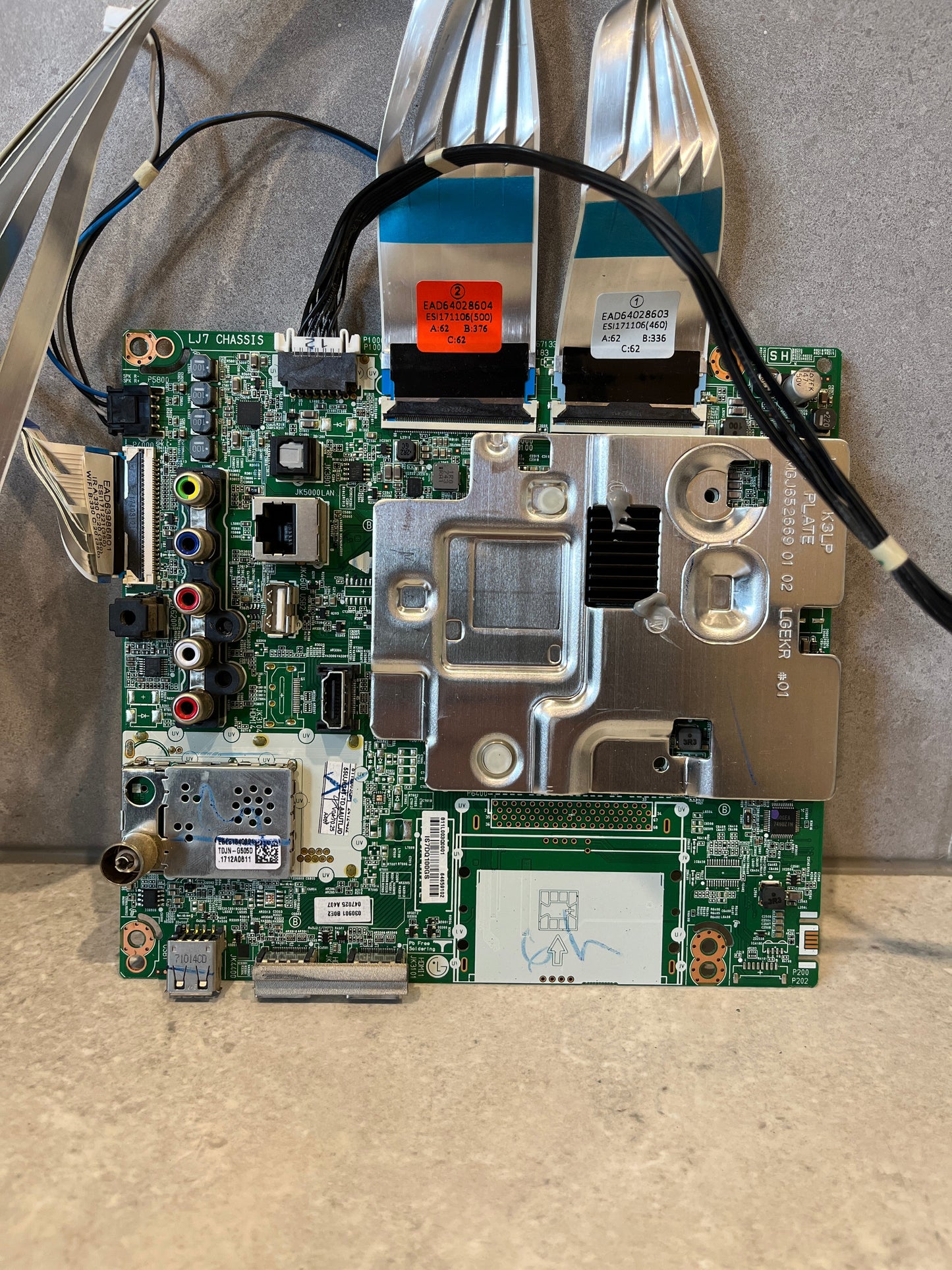 LG TV 55UJ634T Main board EAX67133404 EAT64659102 Display