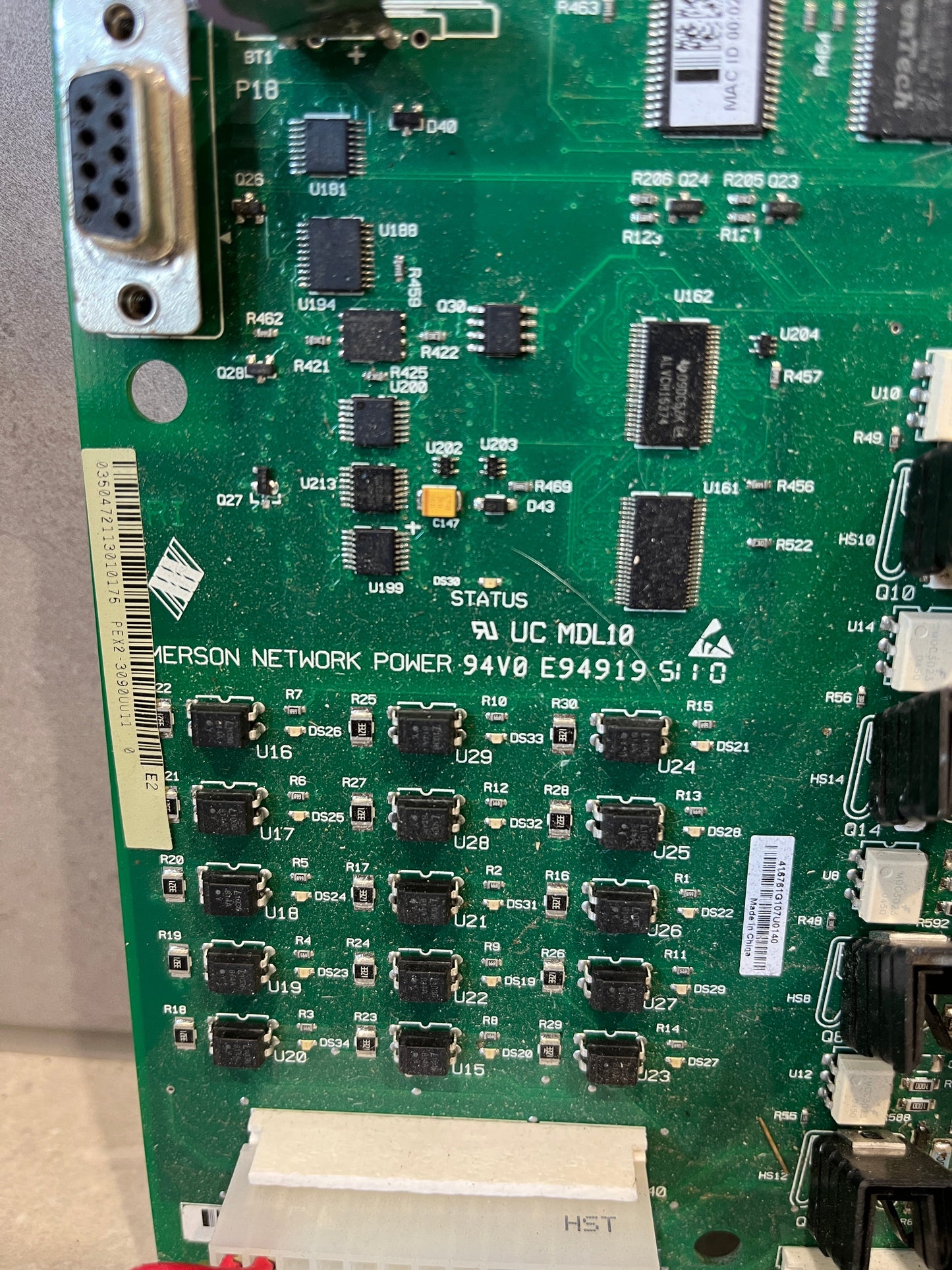 LIEBERT/ EMERSON NETWORK POWER CIRCUIT BOARD 416761G1 Rev. 34