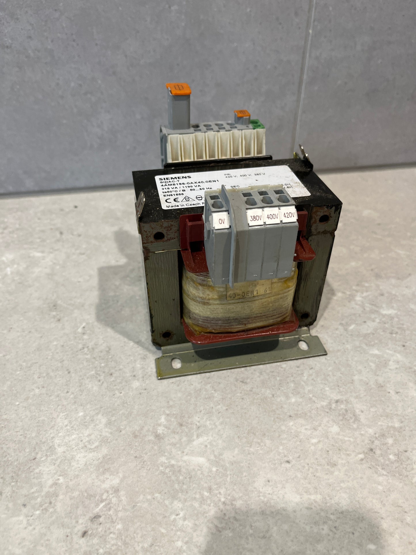 Siemens 4AM8196-0AX40-0EN1 Transformer SIDAC-T