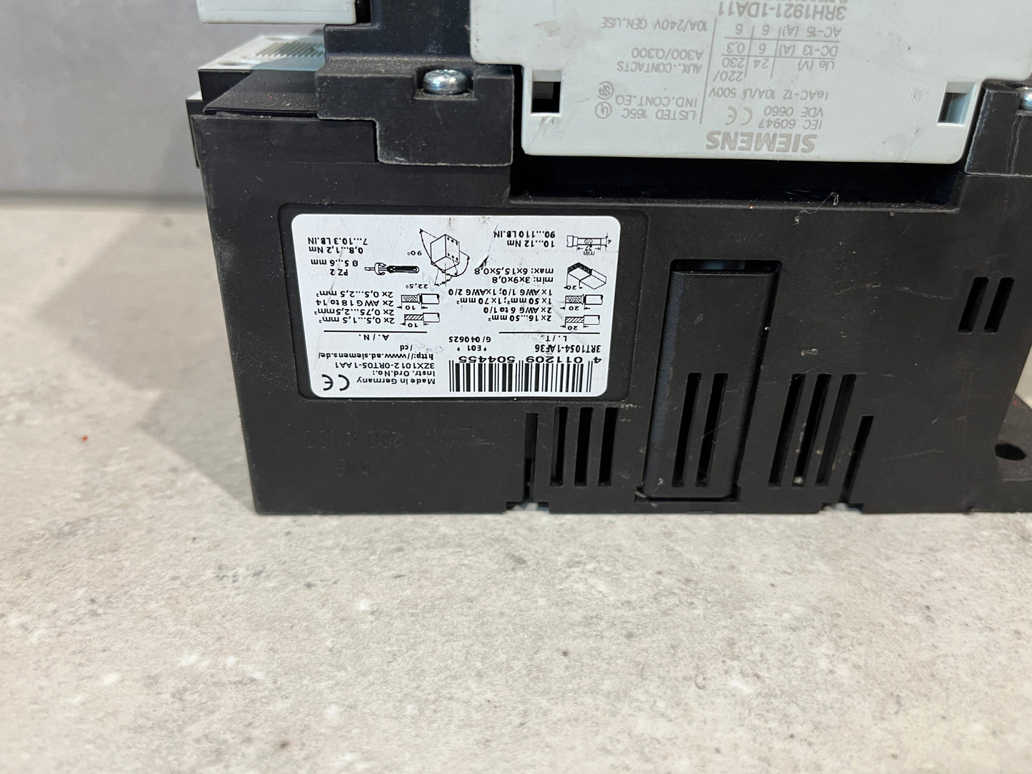 Siemens 3RT1054-1AF36 Contactor 55KW 400VAC