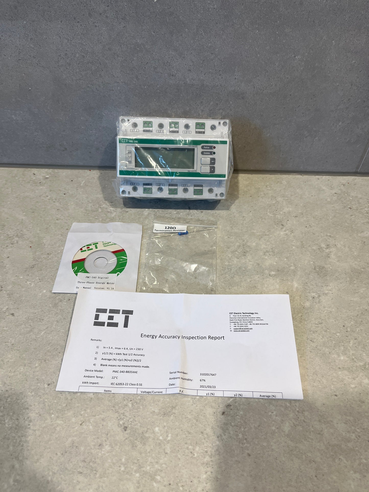 PMC-340 Digital Billing Grade 3 Phase Meter