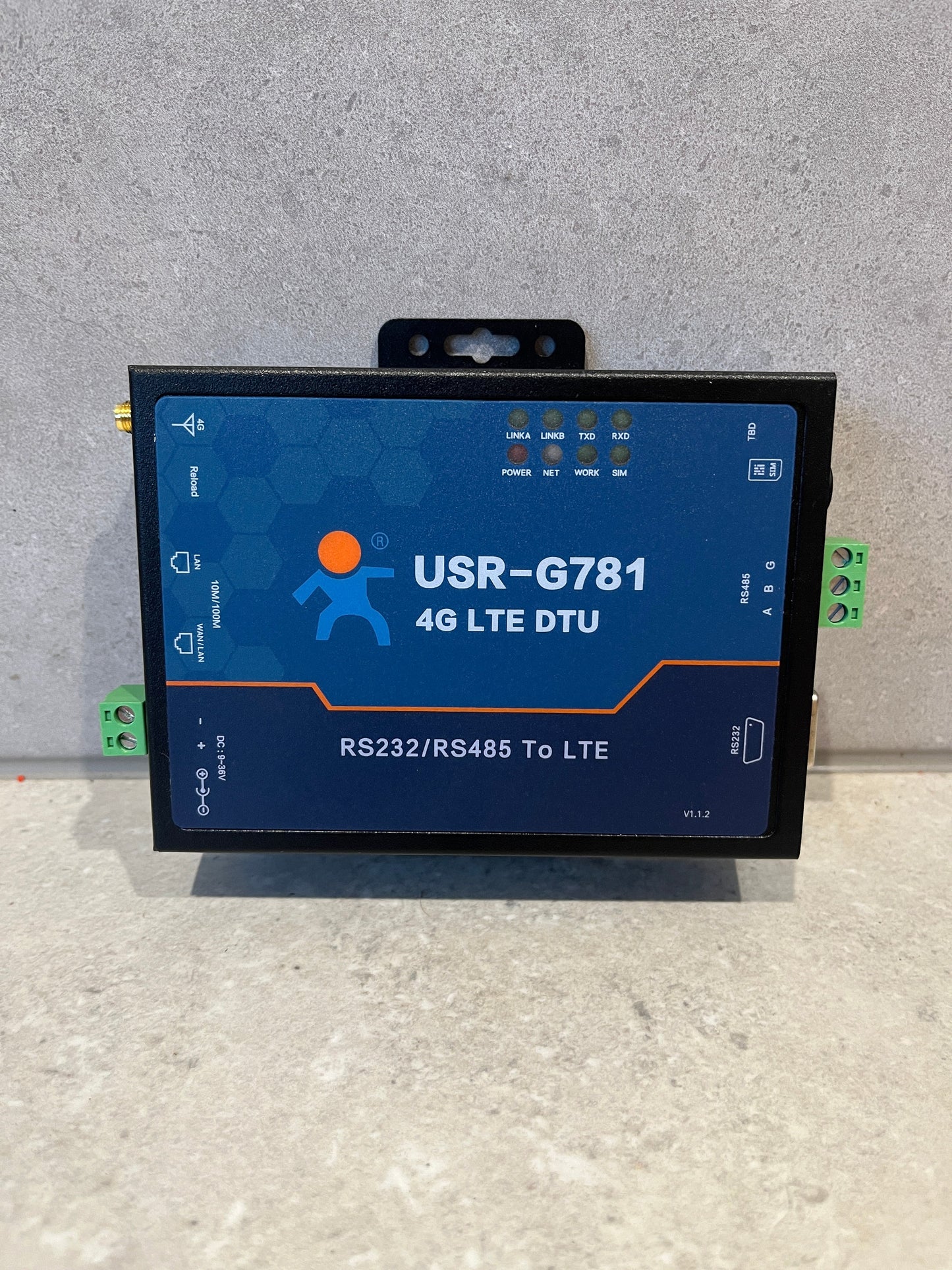 Industrial 4G LTE Modem Router, Serial to Cellular Modem USR-G781-AU