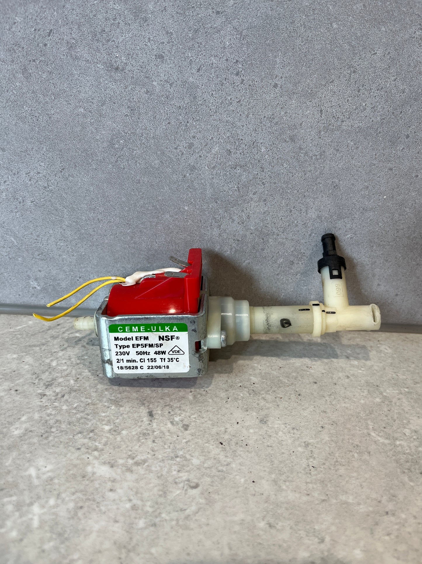 BREVILLE BES870 VIBRATION PUMP 1674314 ULKA EP5FM/SP 48W
