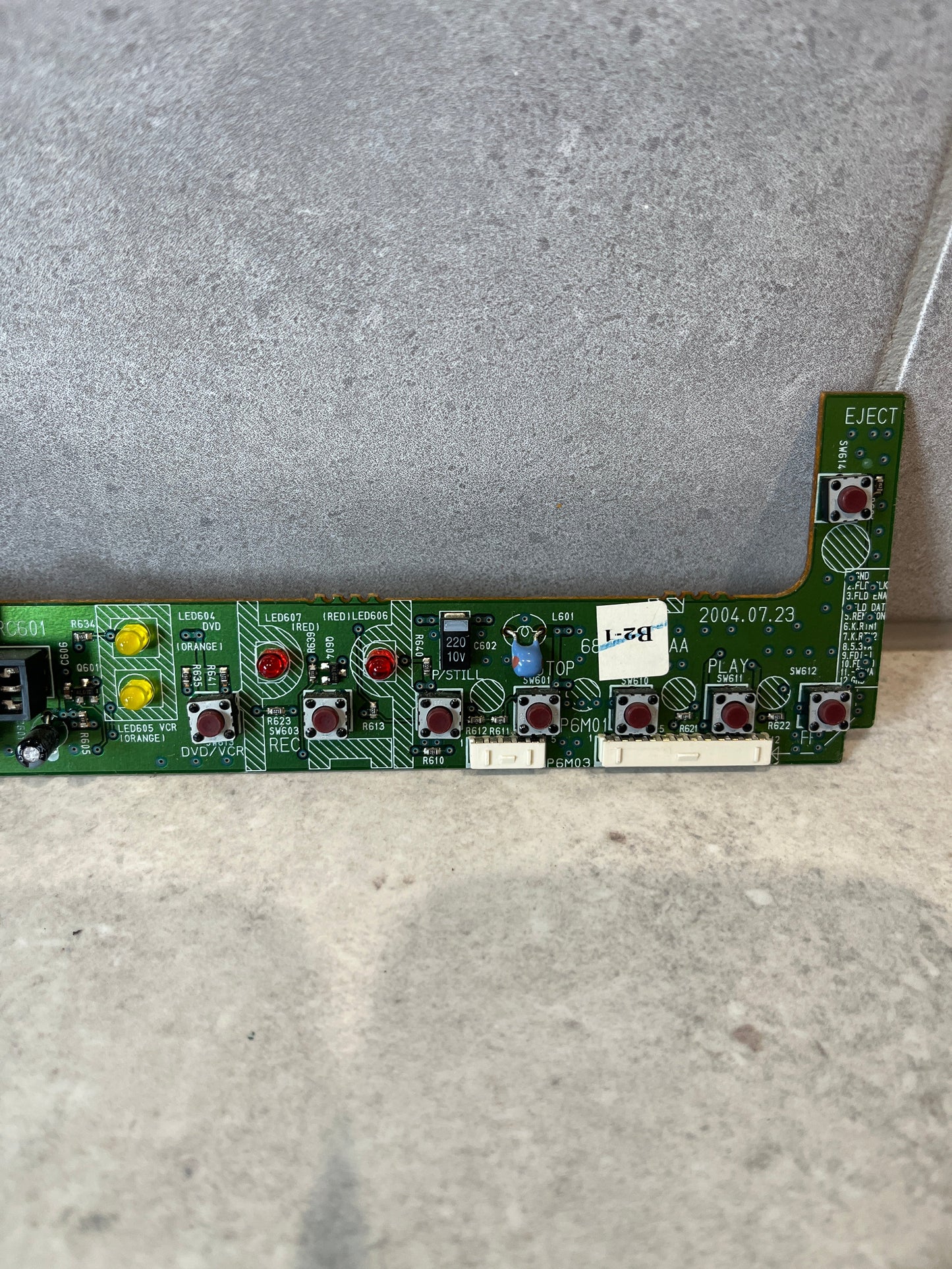 PHILLIPS DVD Recorder DVDR3320V/05 DISPLAY PCB BOARD