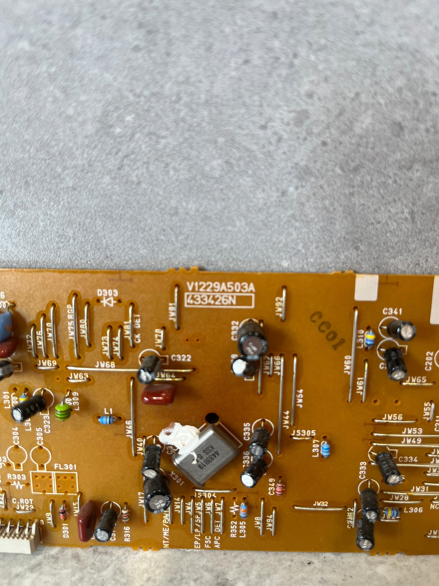 AKAI VS-G745EA-D VCR V1229A503A 433426N PCB