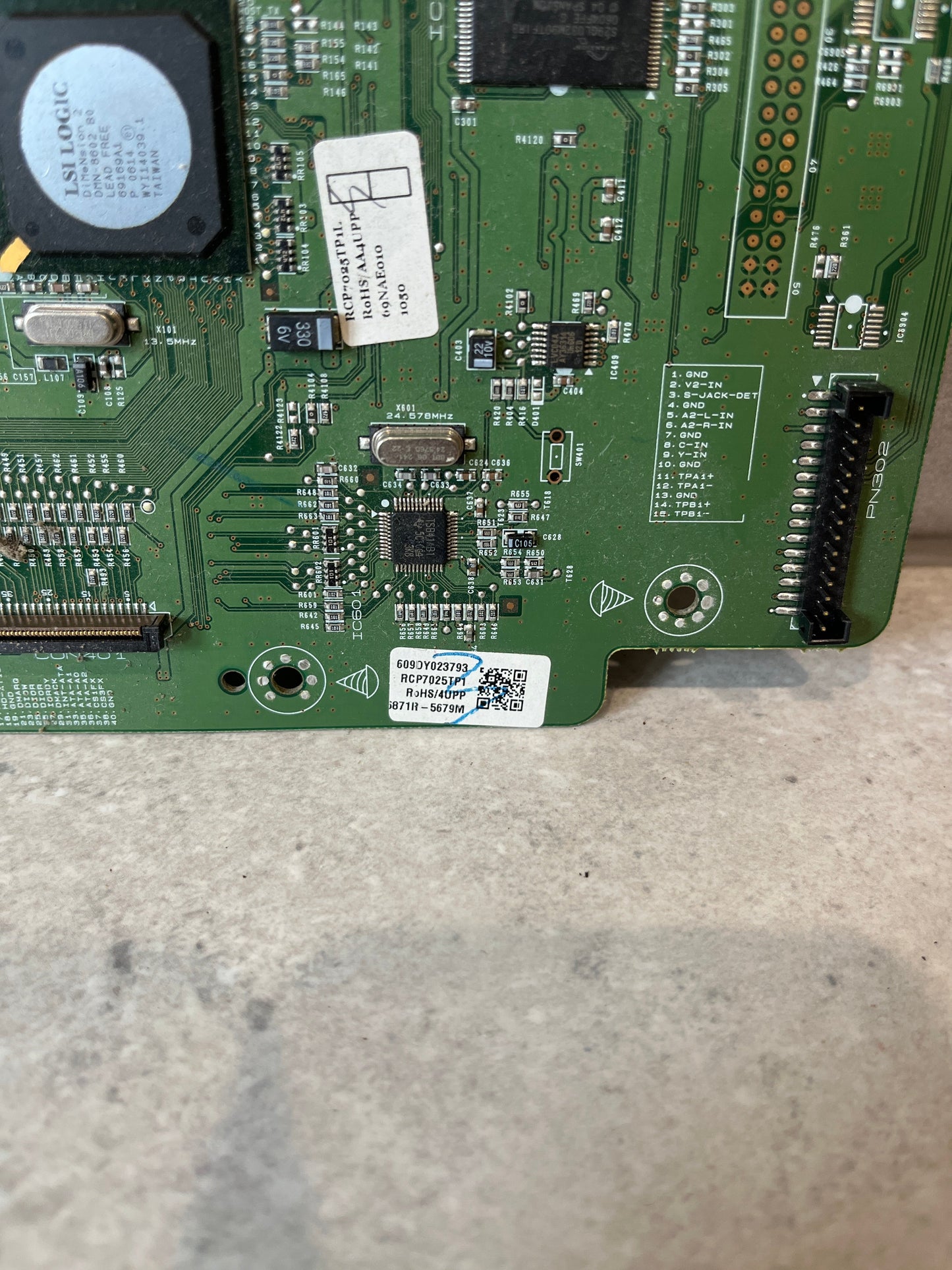 PHILLIPS DVD Recorder DVDR3320V/05 Processor PCB MAIN 6870R6758AA