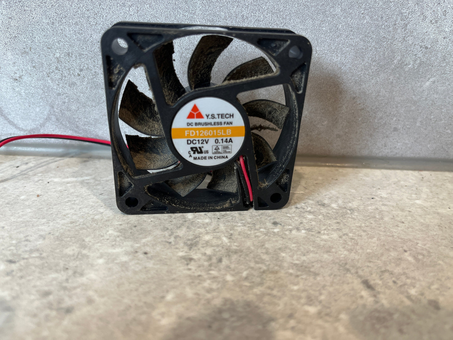 Y.S.TECH 6015 FD126015LB DC12V 0.14A 6CM silent cooling fan