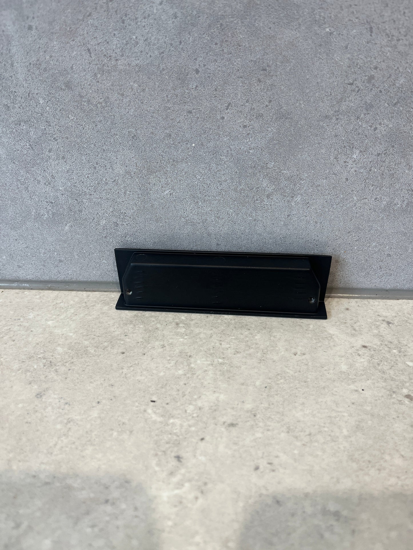 Black Recessed Drawer Pull