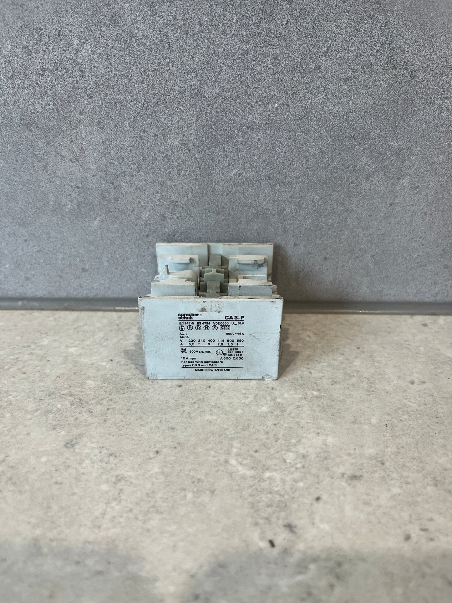 SPRECHER & SCHUH CA3-P Auxillary Contact