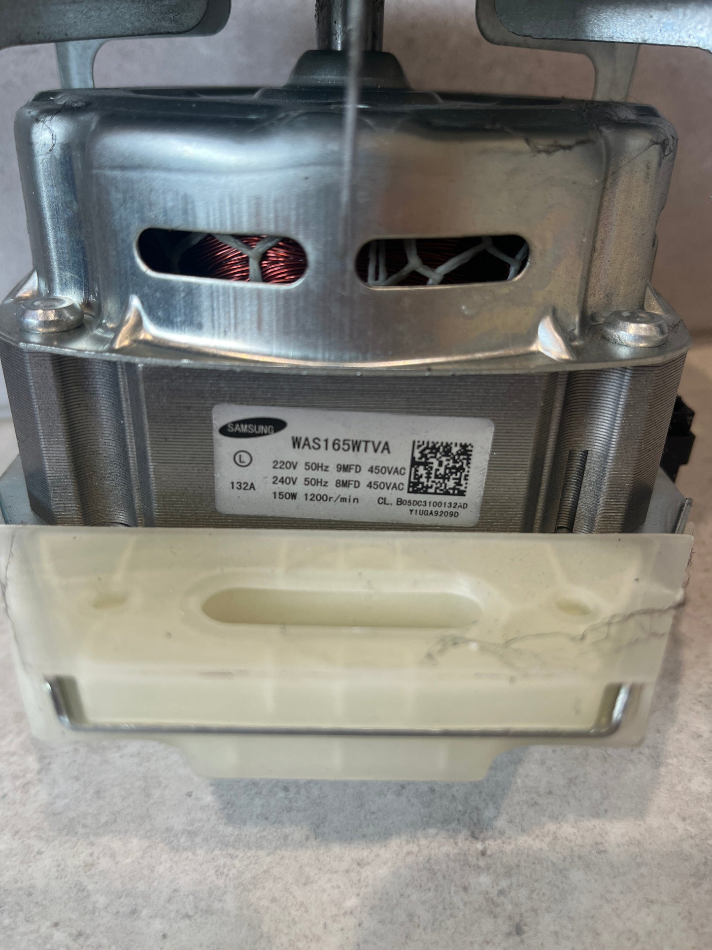 SAMSUNG WAS165WTVA WASHING MACHINE MOTOR DC31-00132A 150W 1200RPM Genuine