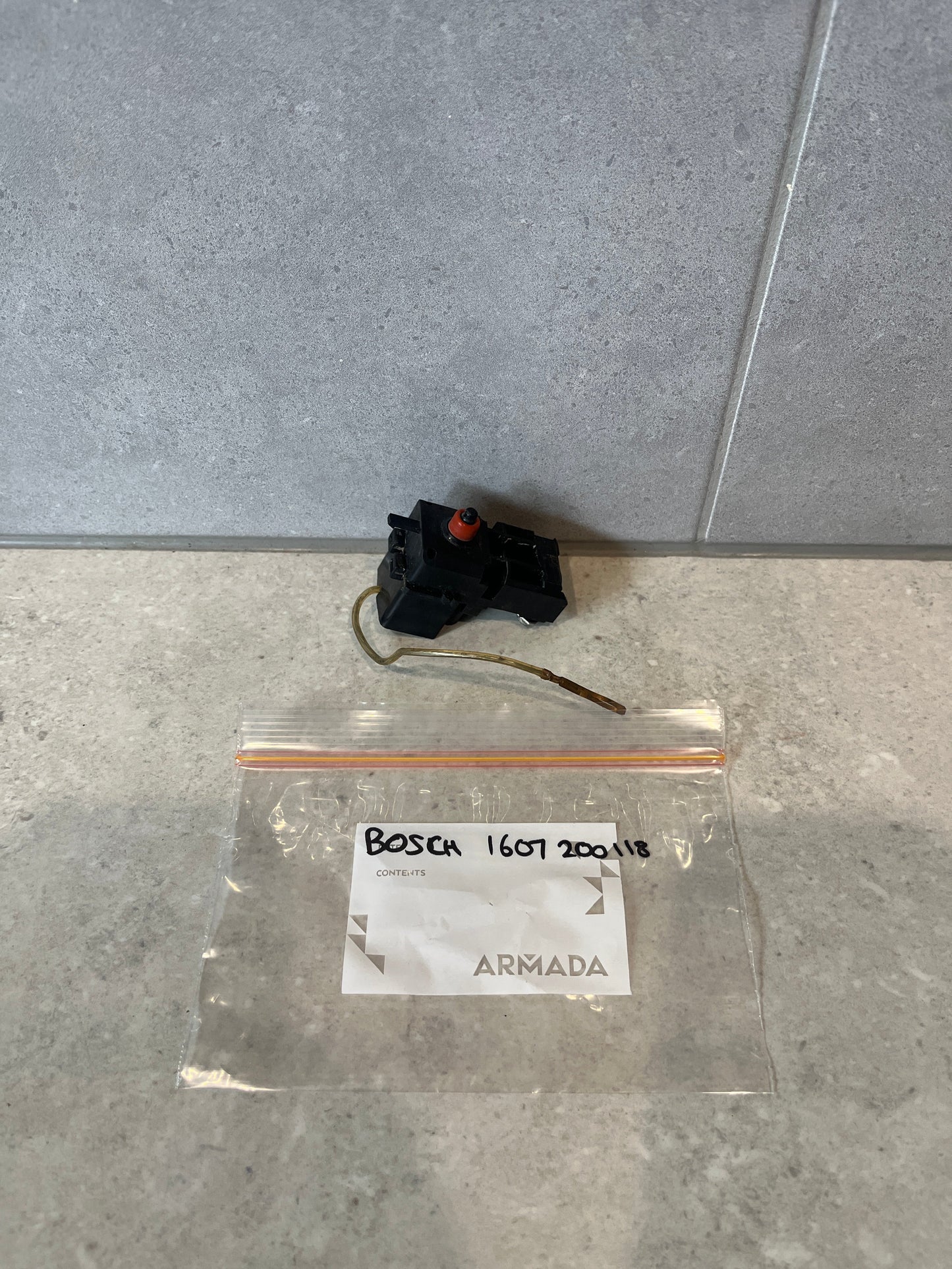 Bosch GWS 7-115 PUSH-BUTTON SWITCH 1607200120