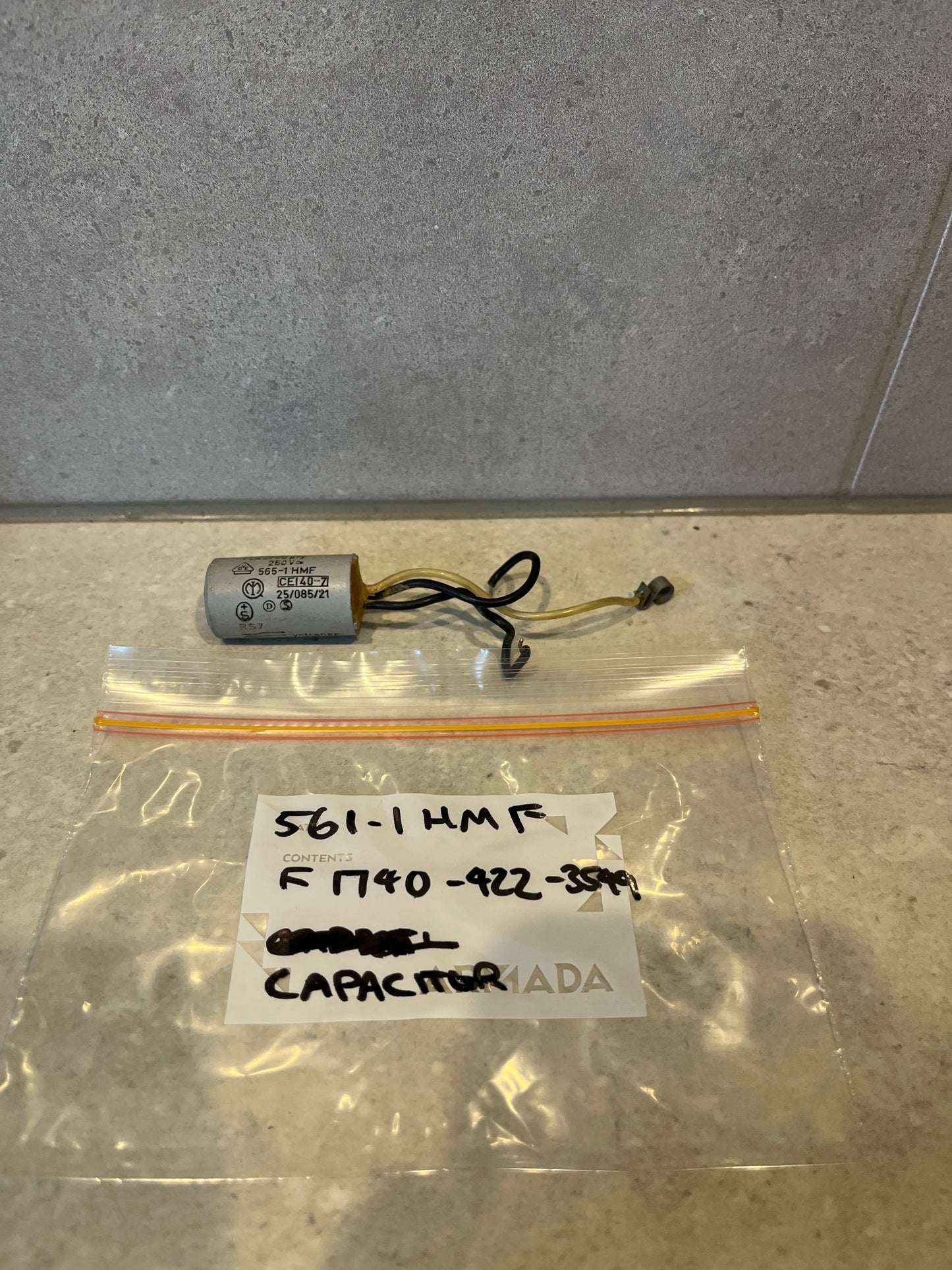 Vishay F1740-3549 Supression Capacitor X1/Y2 0.22uF 20x35