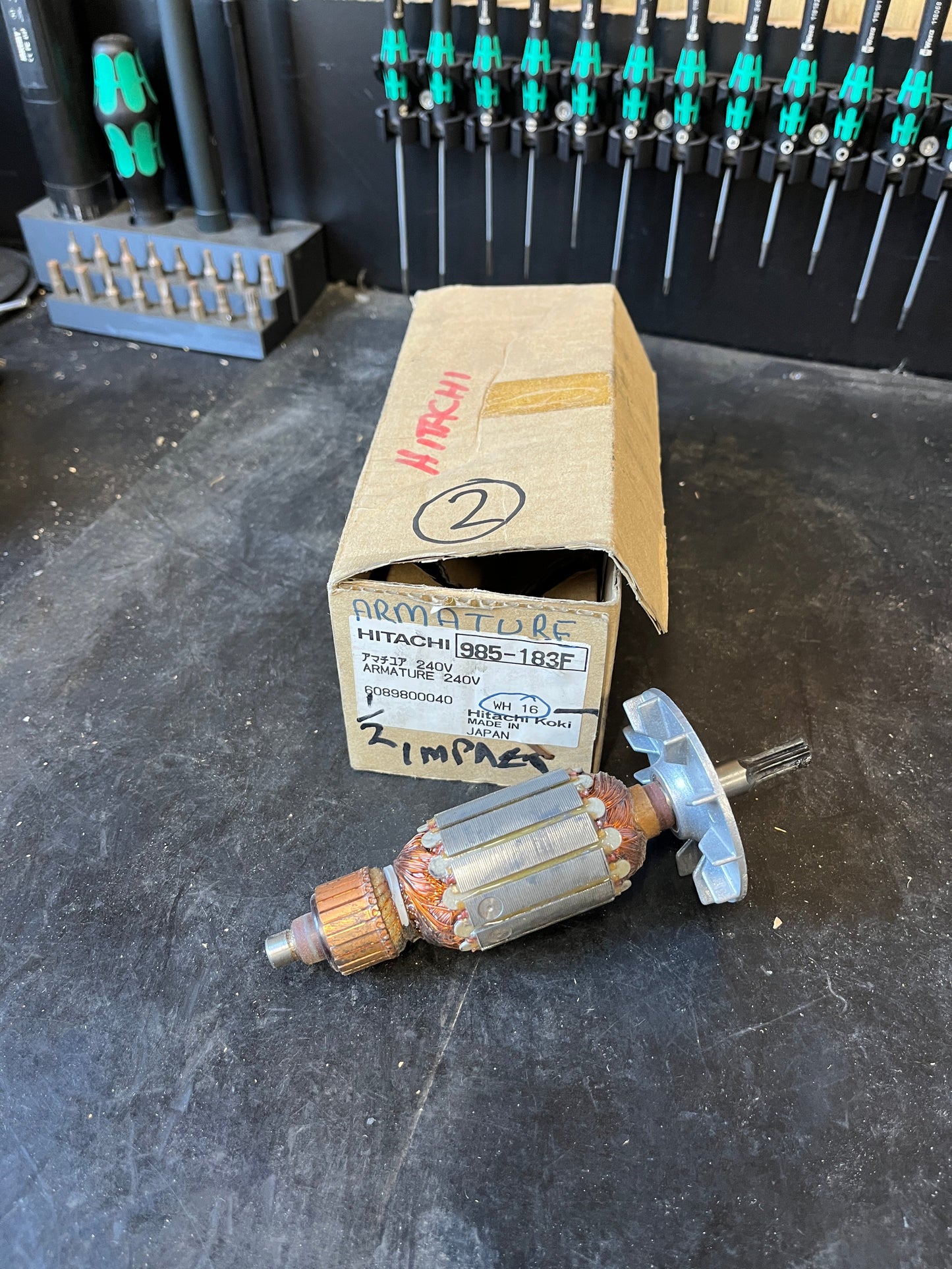 Hitachi 985-183F Armature Suit WH16 Impact Wrench