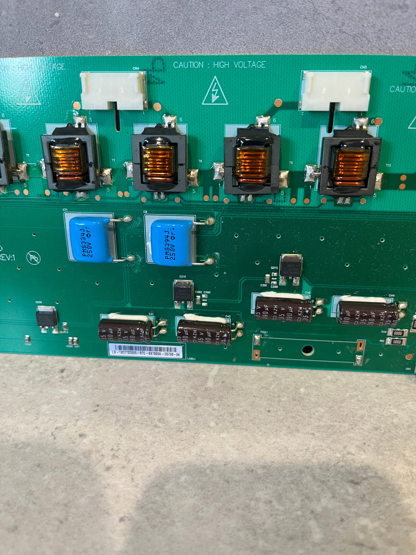 SAMSUNG LA37A450 INVERTER BOARD VIT71060.50