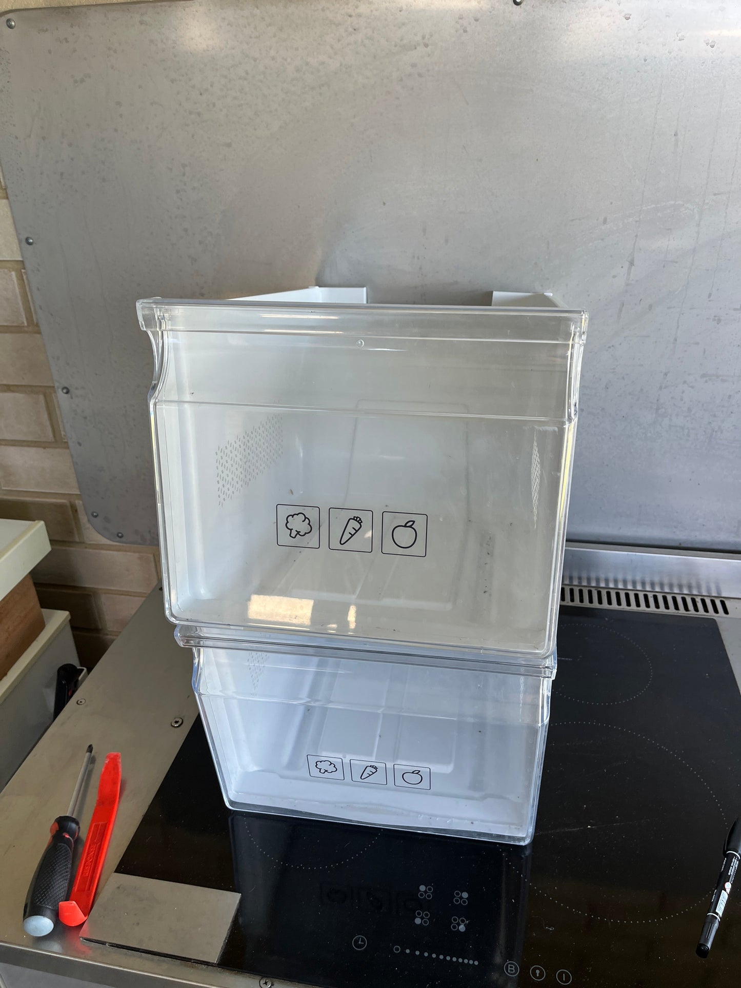 Veg Crisper Bin Suit Samsung SR466KLS Fridge