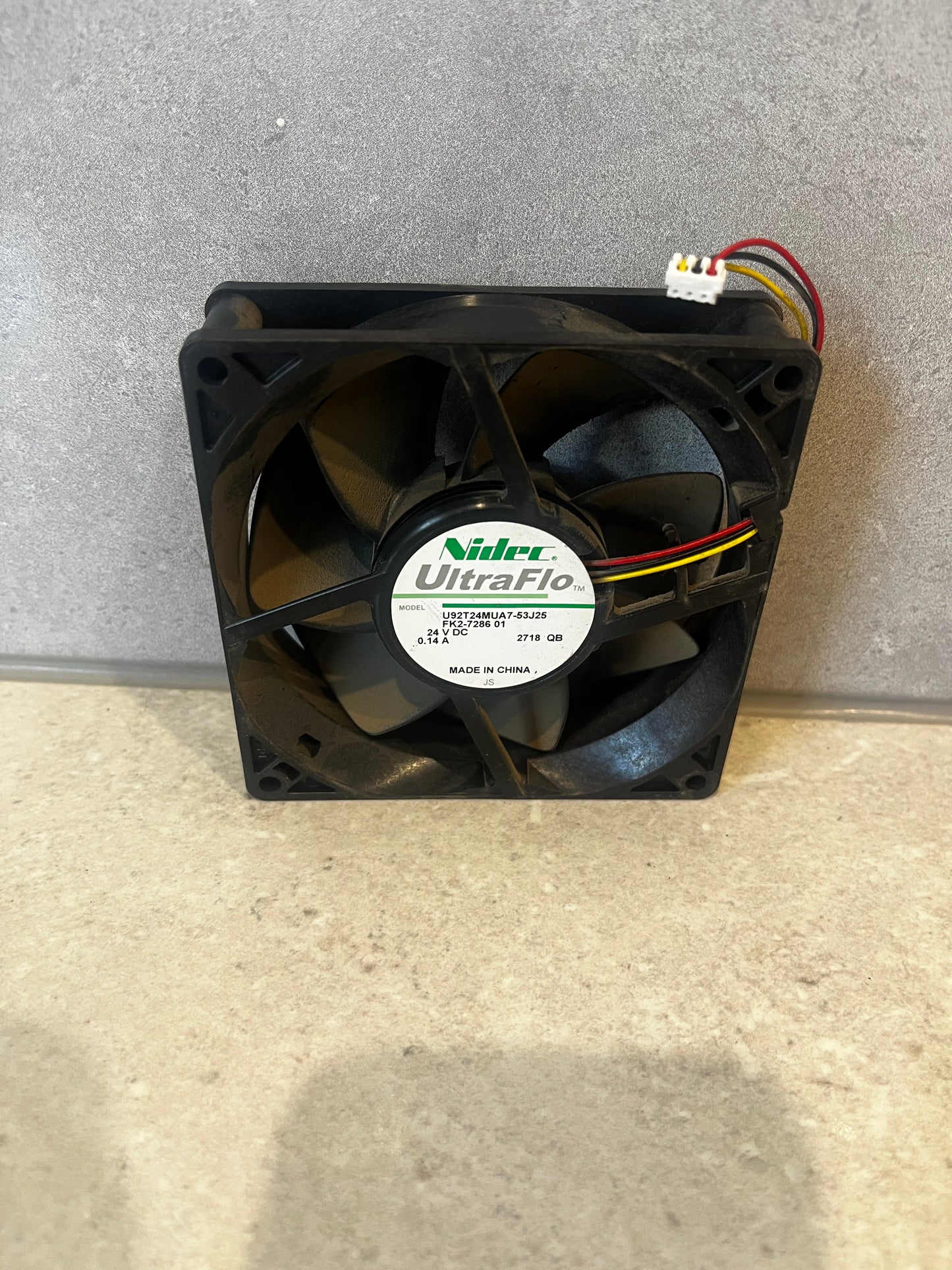 NIDEC U92T24MUA7-53J25 24VDC UltraFlo Fan FK2-7286 Canon C5200 series