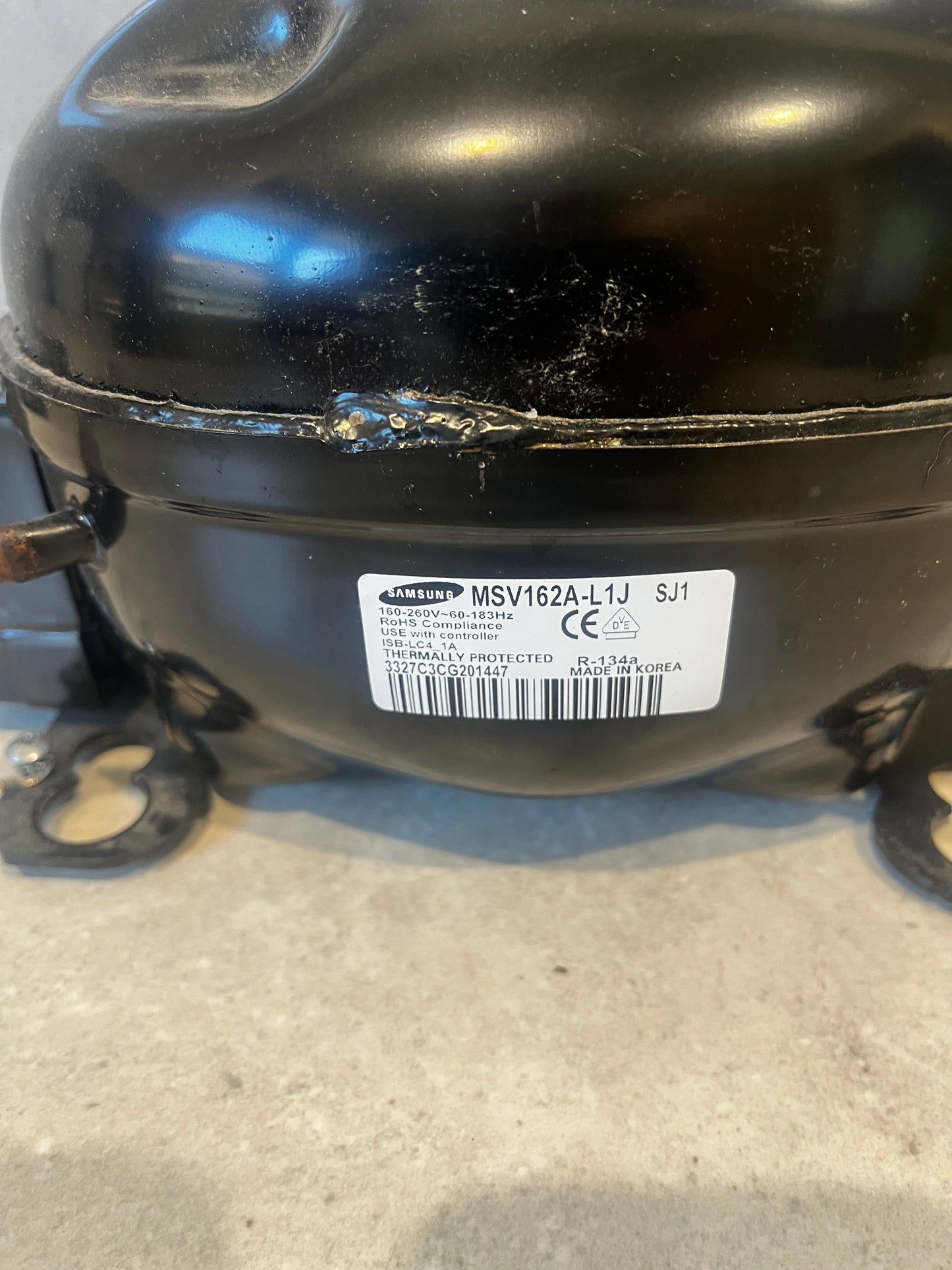 SAMSUNG FRIDGE COMPRESSOR ASSY MSV162AL1J SJ1