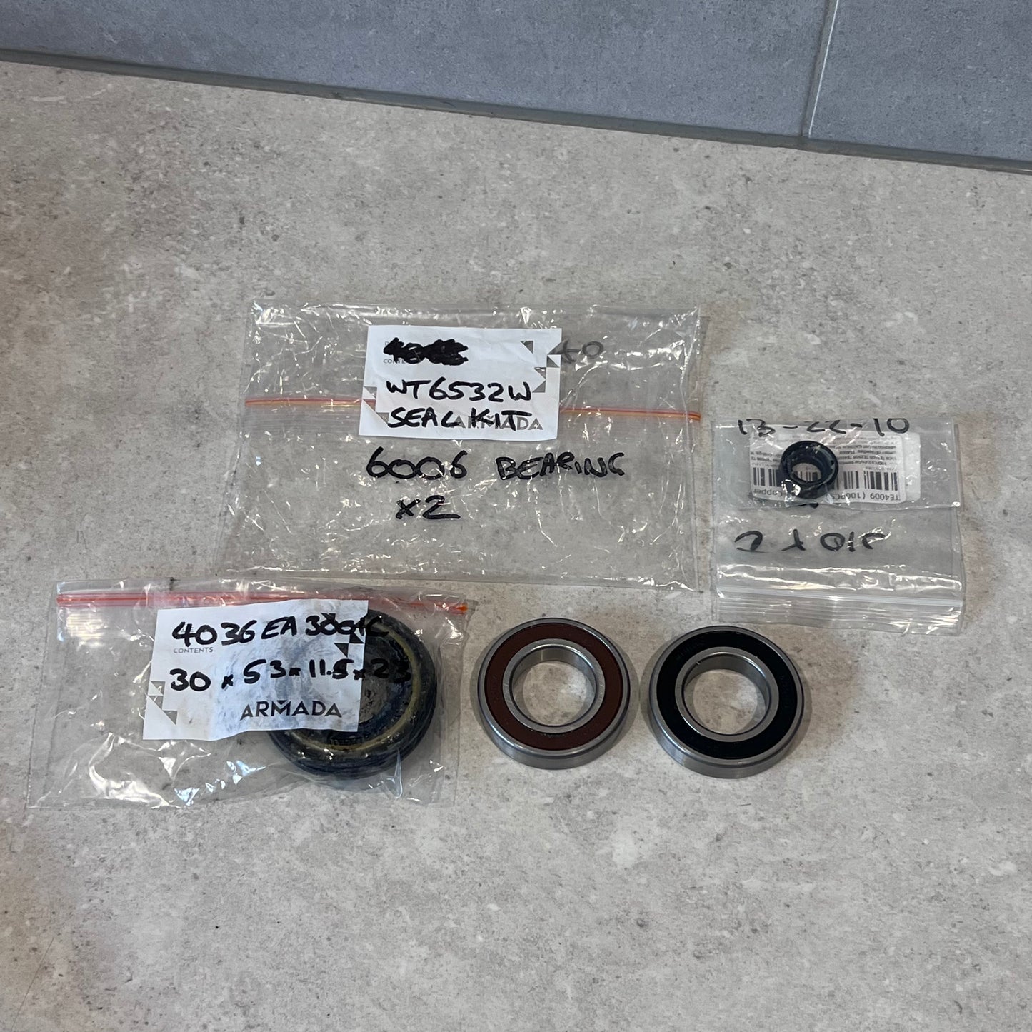 LG WTG6532W Seal Kit - JY01C, 4036EA300IC, 6006 Bearing x2