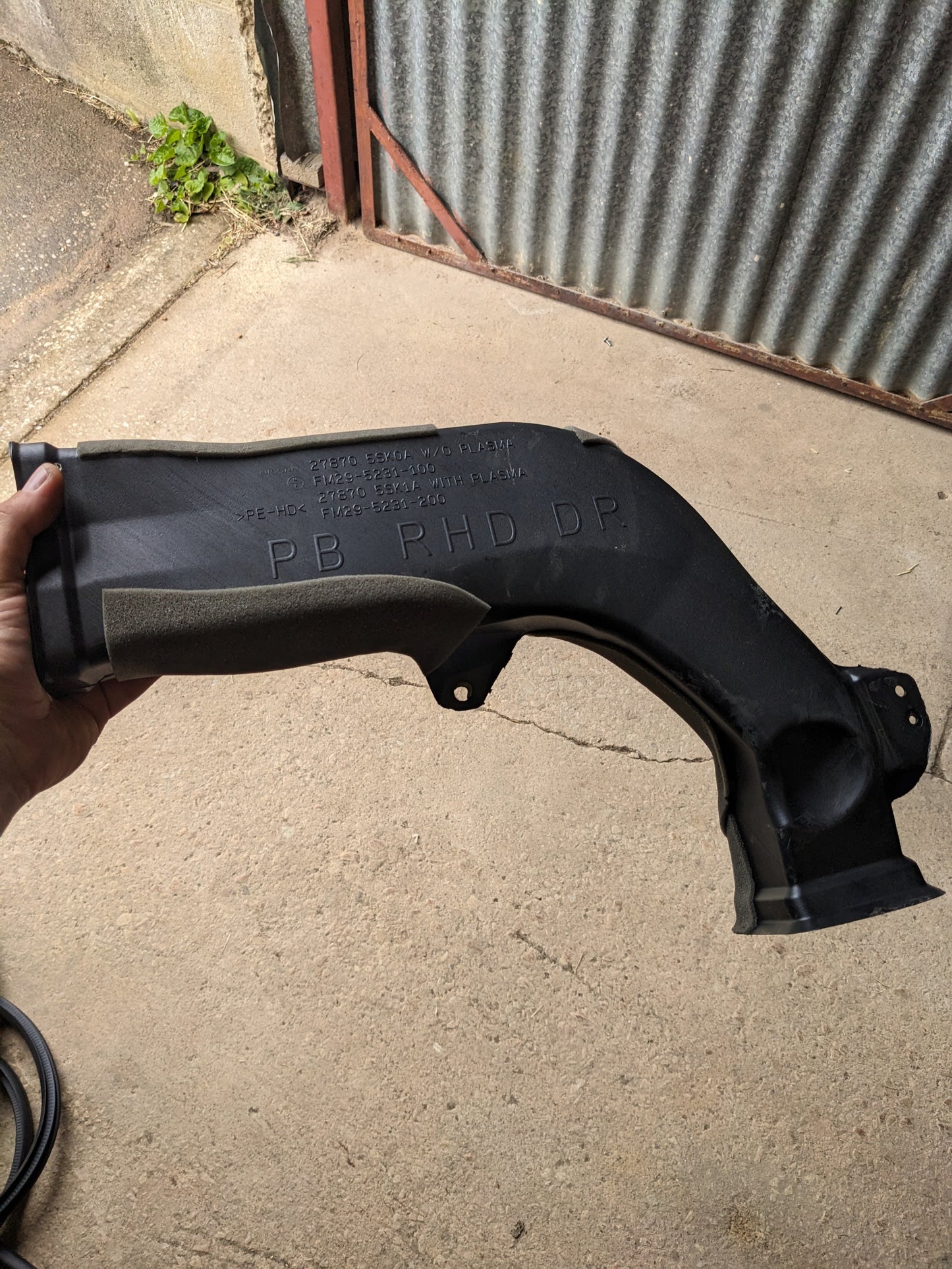 Nissan 27870-5SA0A Duct-Side Ventilator Nissan Leaf ZE1