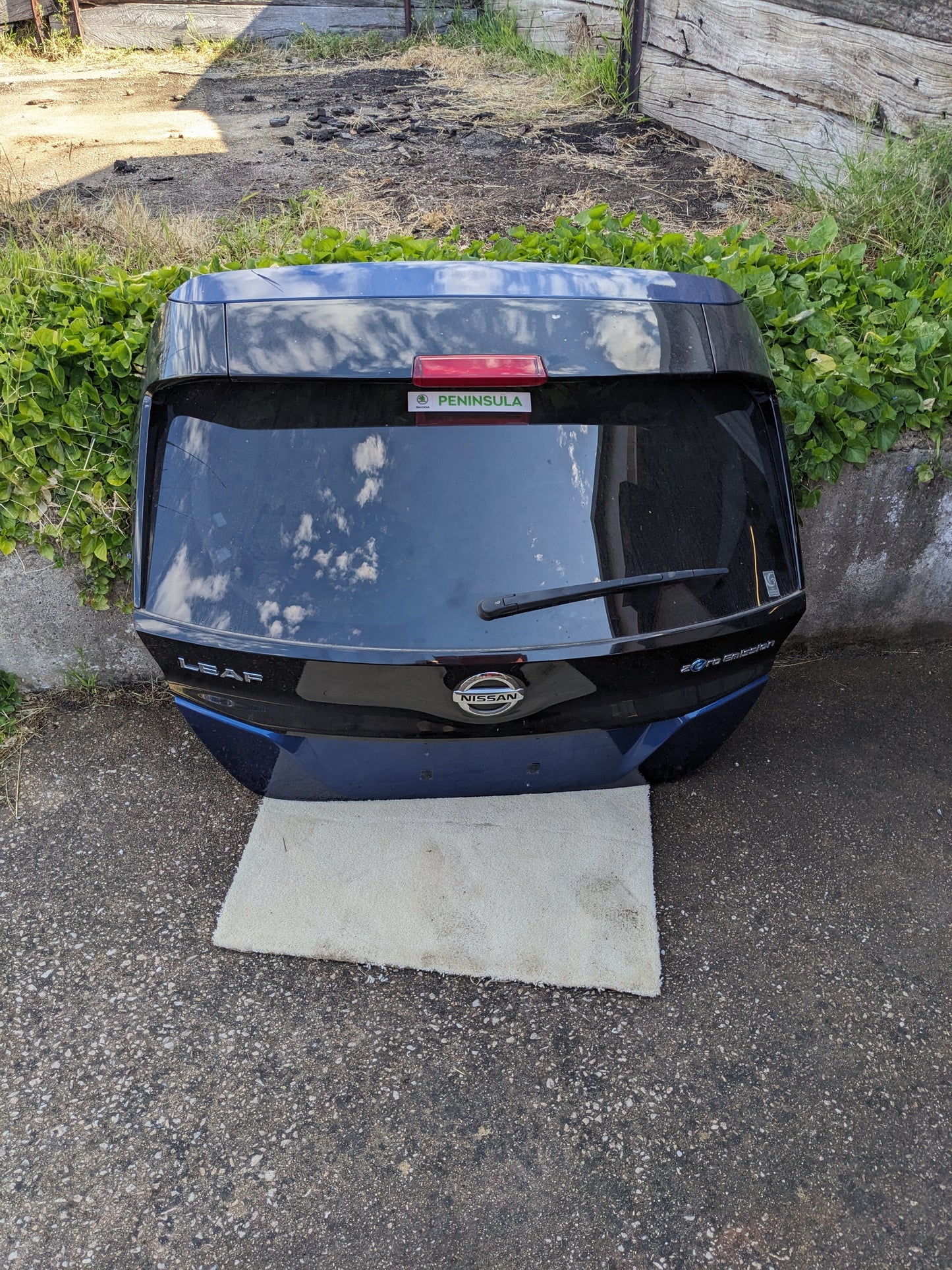 Nissan 90100-5SA0B Door Assy-Back COMPLETE BOOT-Nissan Leaf ZE1 BLUE