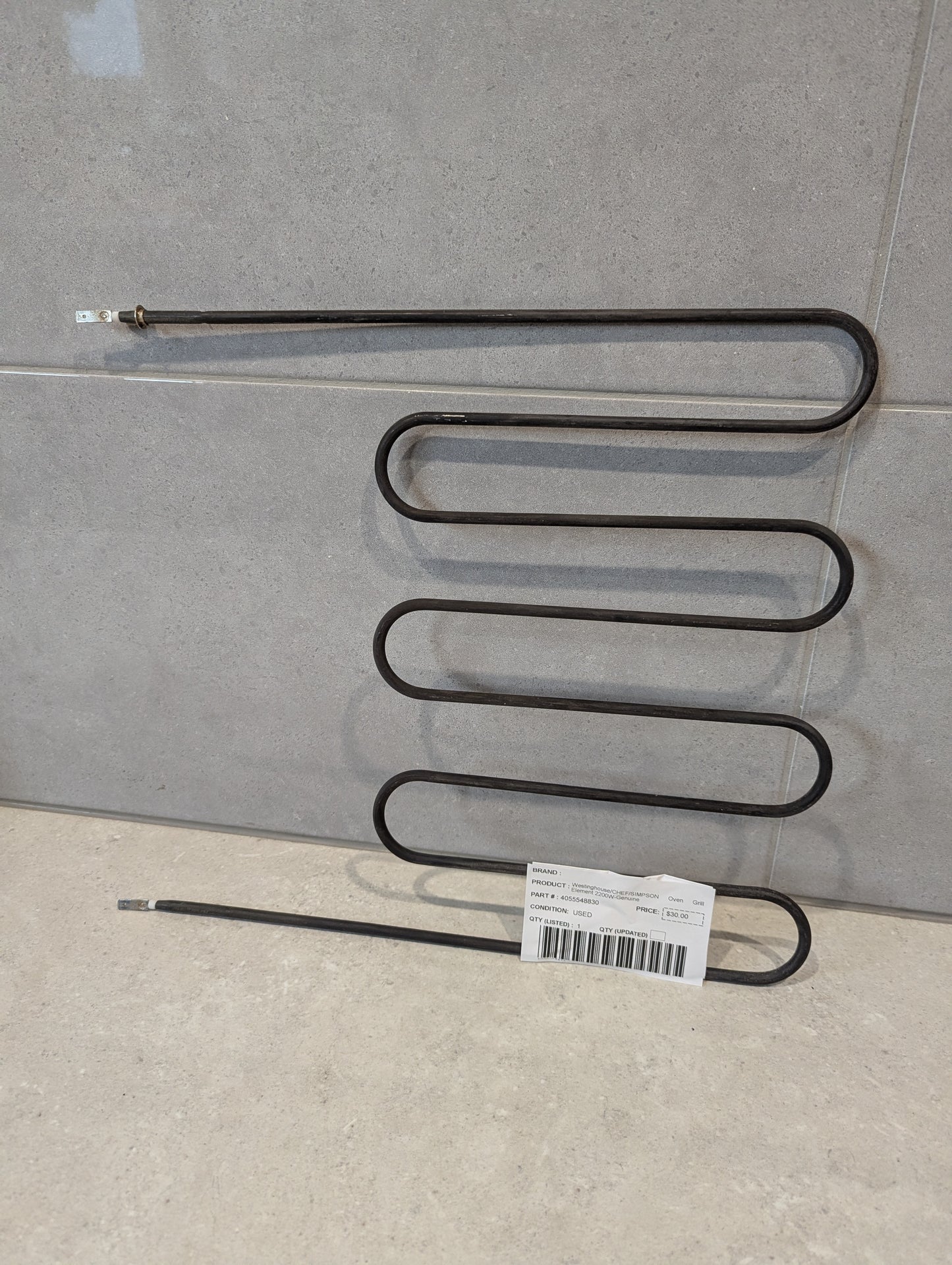 Westinghouse/CHEF/SIMPSON Oven Grill Element 2200W-Genuine