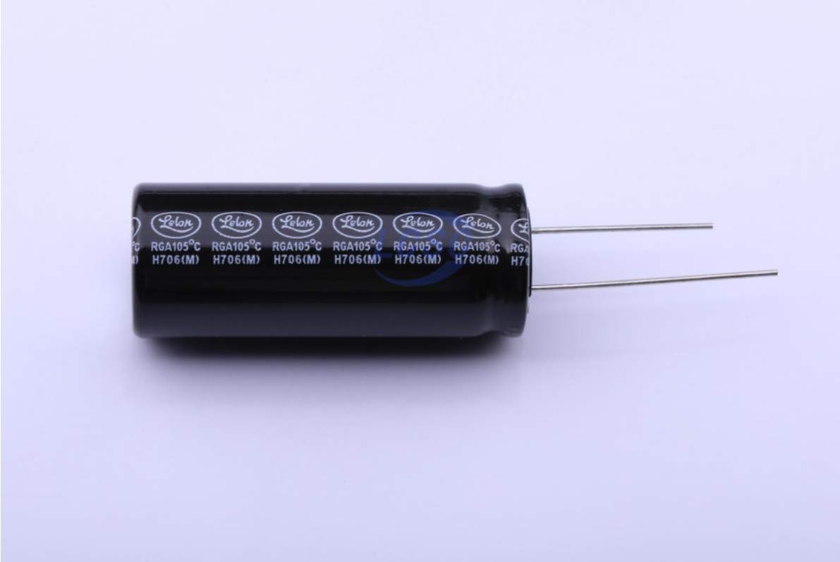 Lelon RGA332M1JBK-1845G 63V 3300uF 18Dx46H Electrolytic Capacitor