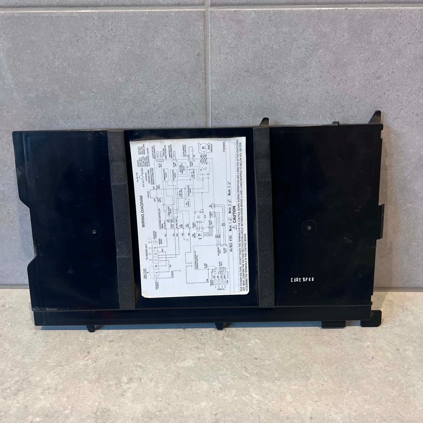 CWH131264 Panasonic Air Conditioner Control Board Housing Top