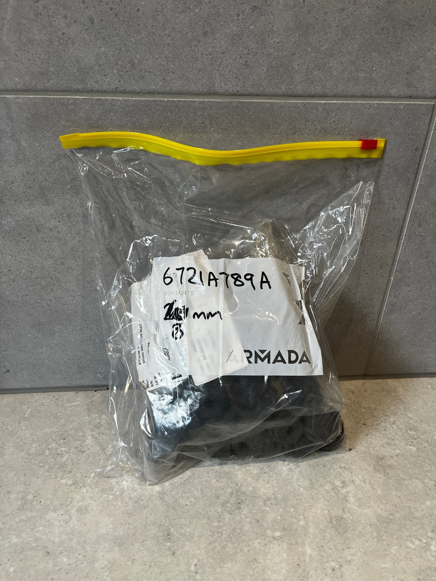Package containing Armada 28mm rubber bush kit in sealed bag