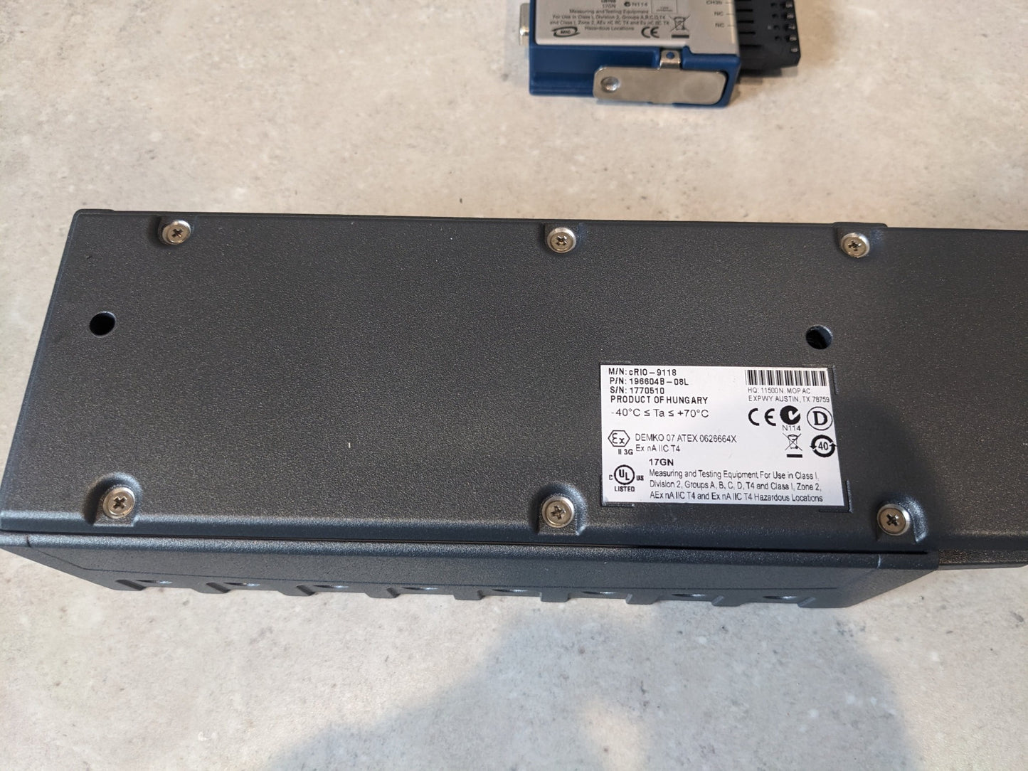 NATIONAL INSTRUMENTS NI cRIO-9118 8 SLOT CHASSIS