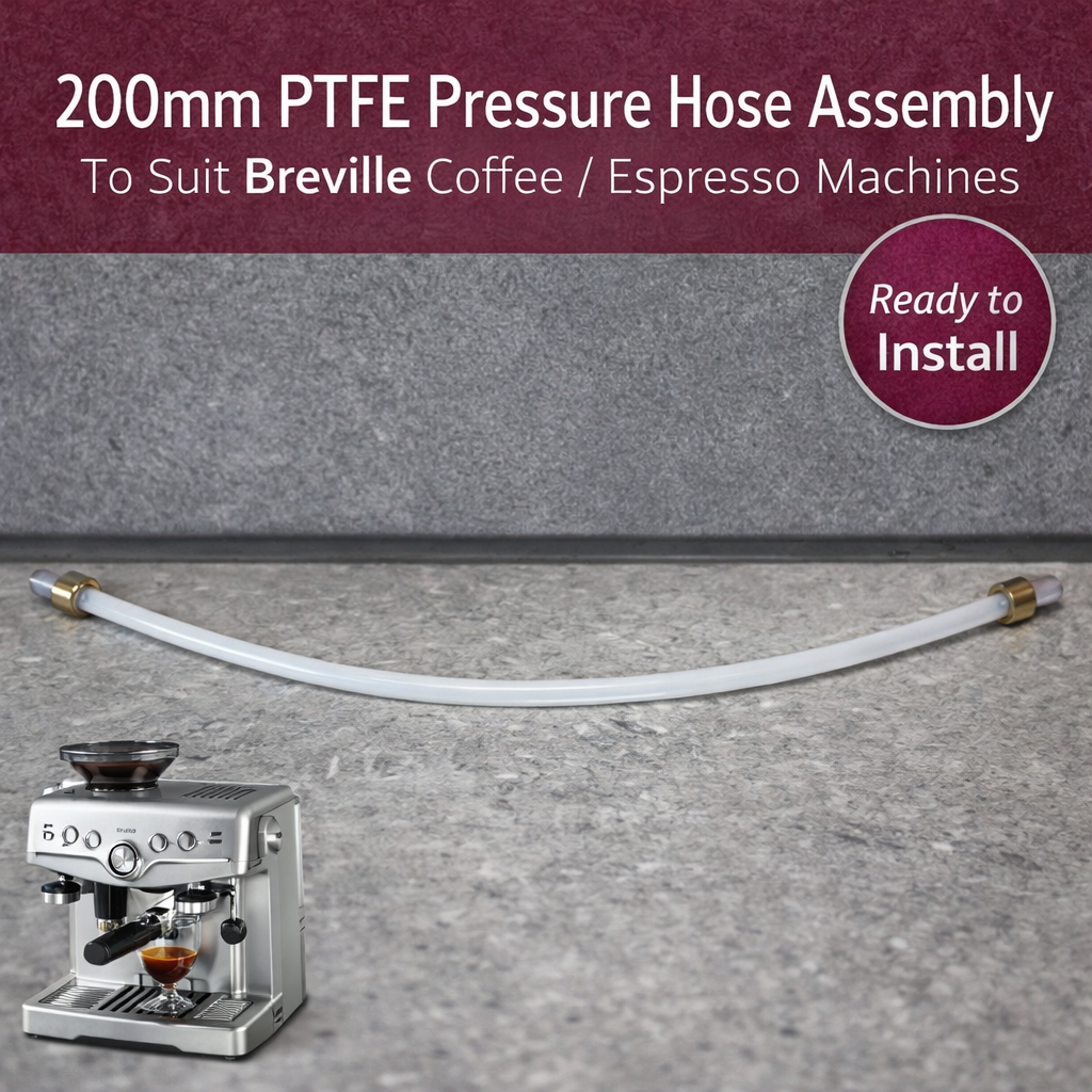 200mm Teflon Pressure Hose Pipe Tube To Suit Breville Coffee / Espresso Machines