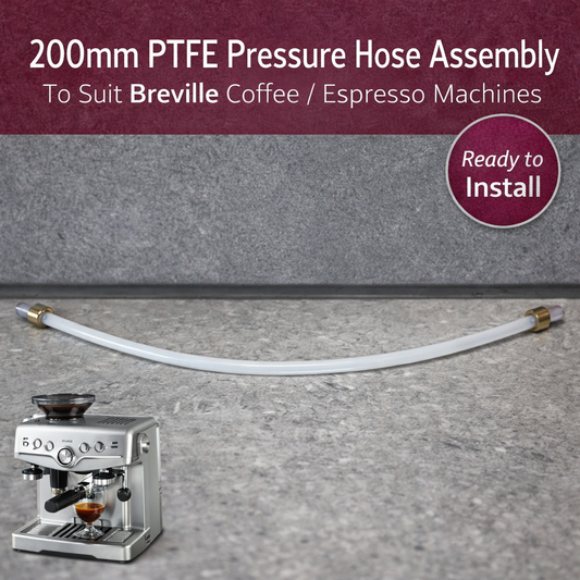 200mm Teflon Pressure Hose Pipe Tube To Suit Breville Coffee / Espresso Machines