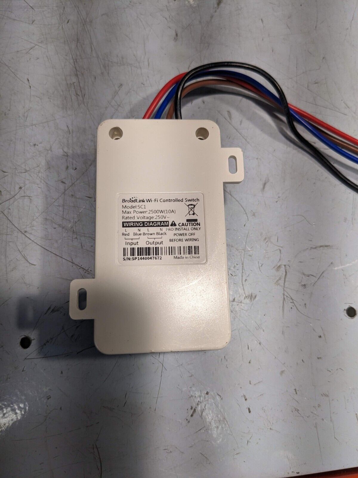 BroadLink SC1 WiFi Smart Light Switch Smart Timer Wi-Fi Modules Box ...