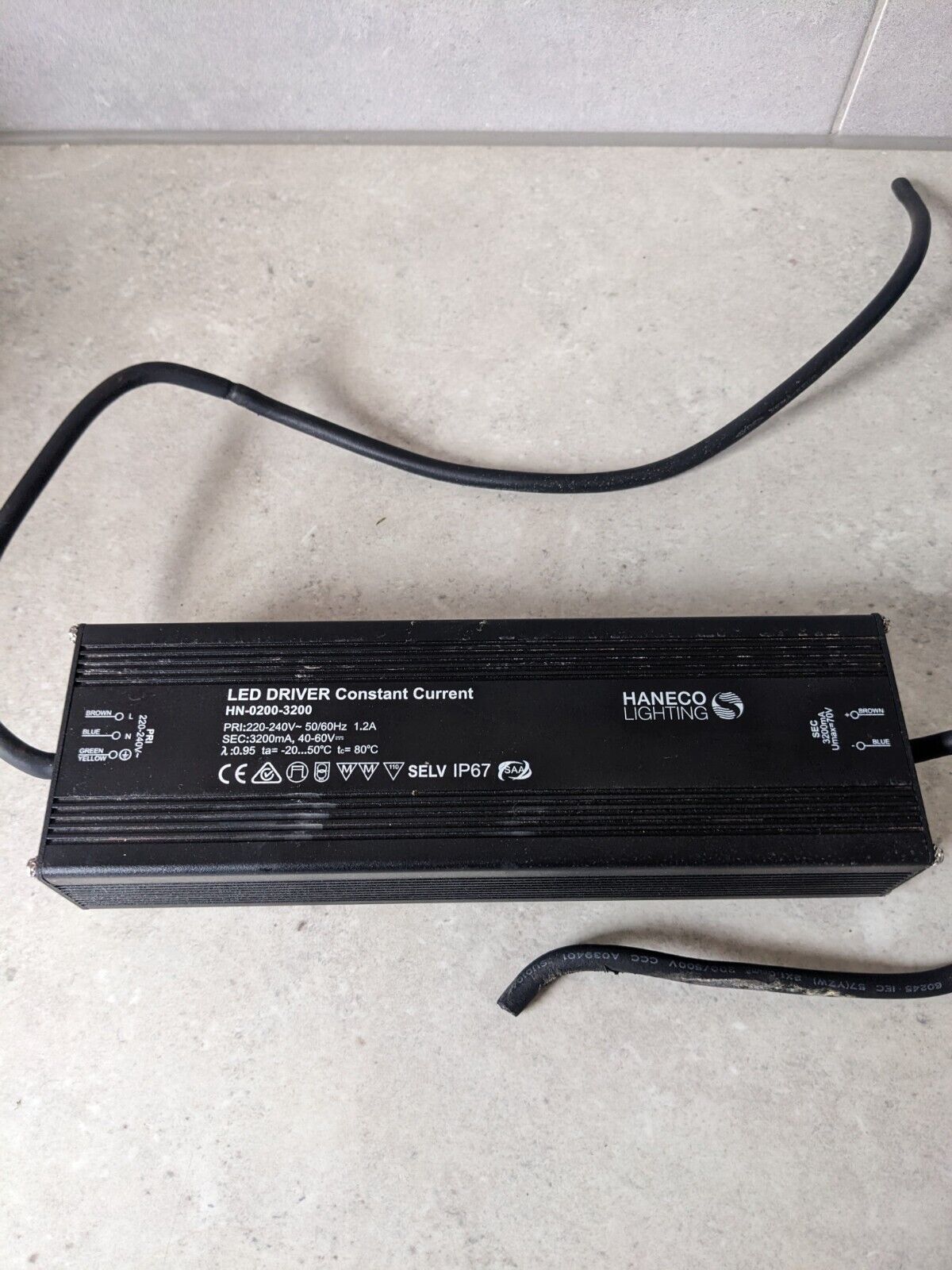 Haneco Lighting LED Driver 200W Constant Current HN-0200-3200